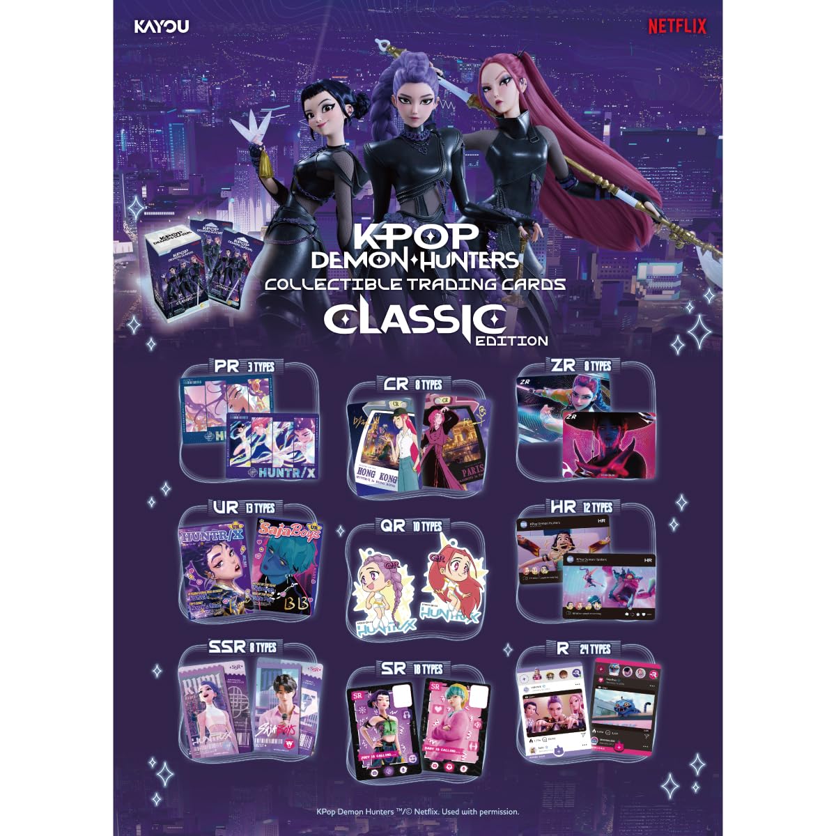 Kayou Limited K-POP Demon Hunters: Classic Edition Series 1-A Booster Pack Display Box | 12 Packs (60 Cards Total) 3