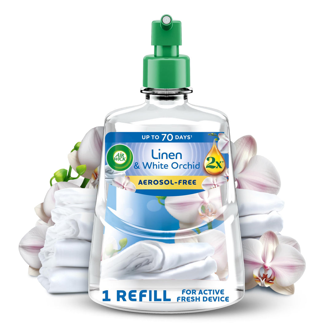 Air Wick - Linen & White Orchid Aerosol-Free Automatic Spray Refill 228ml
