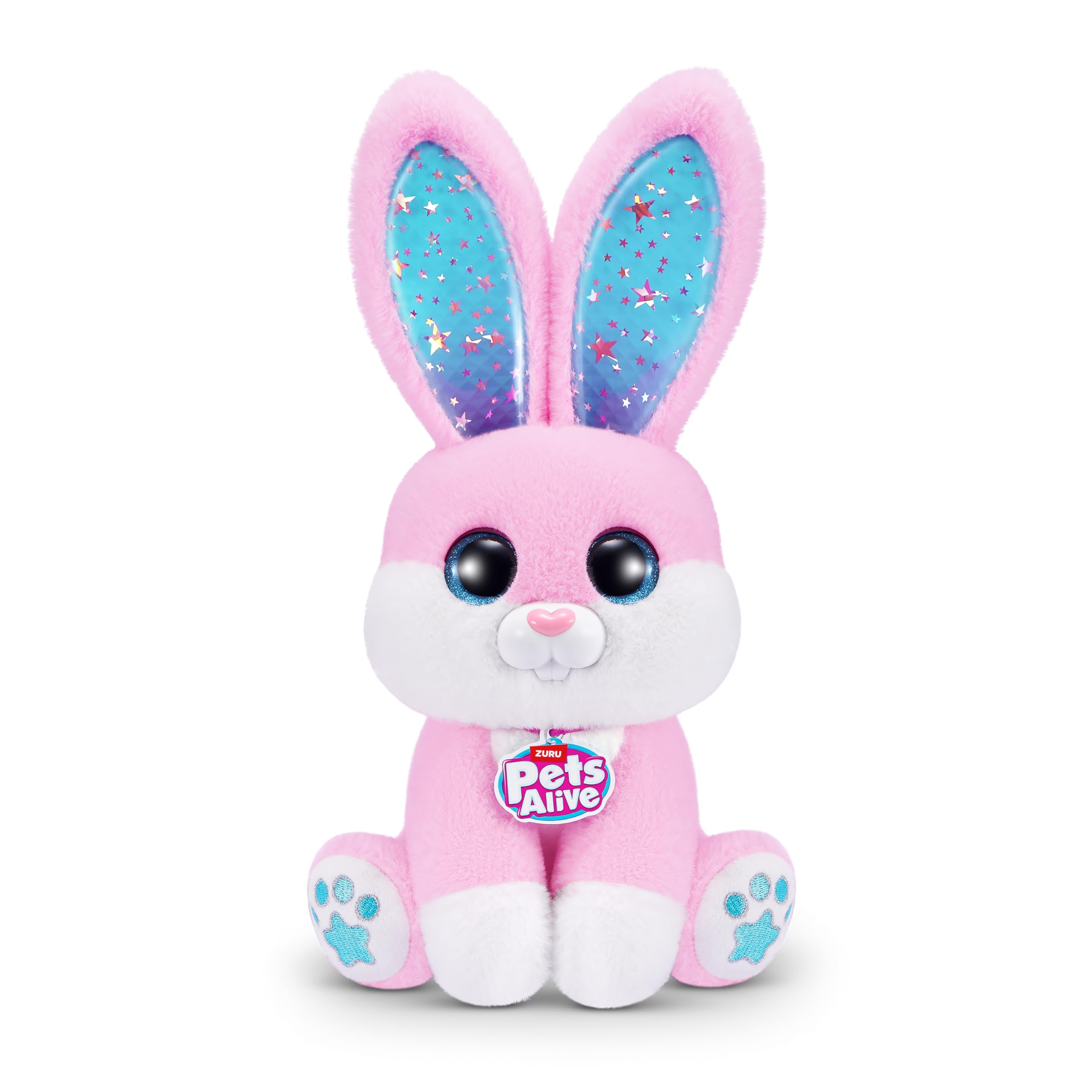 Pets Alive Magic Bunnies Pink Bunny (Candy) by ZURU - Electronic Plush with Lights, Sounds & Mini Bunnies 2