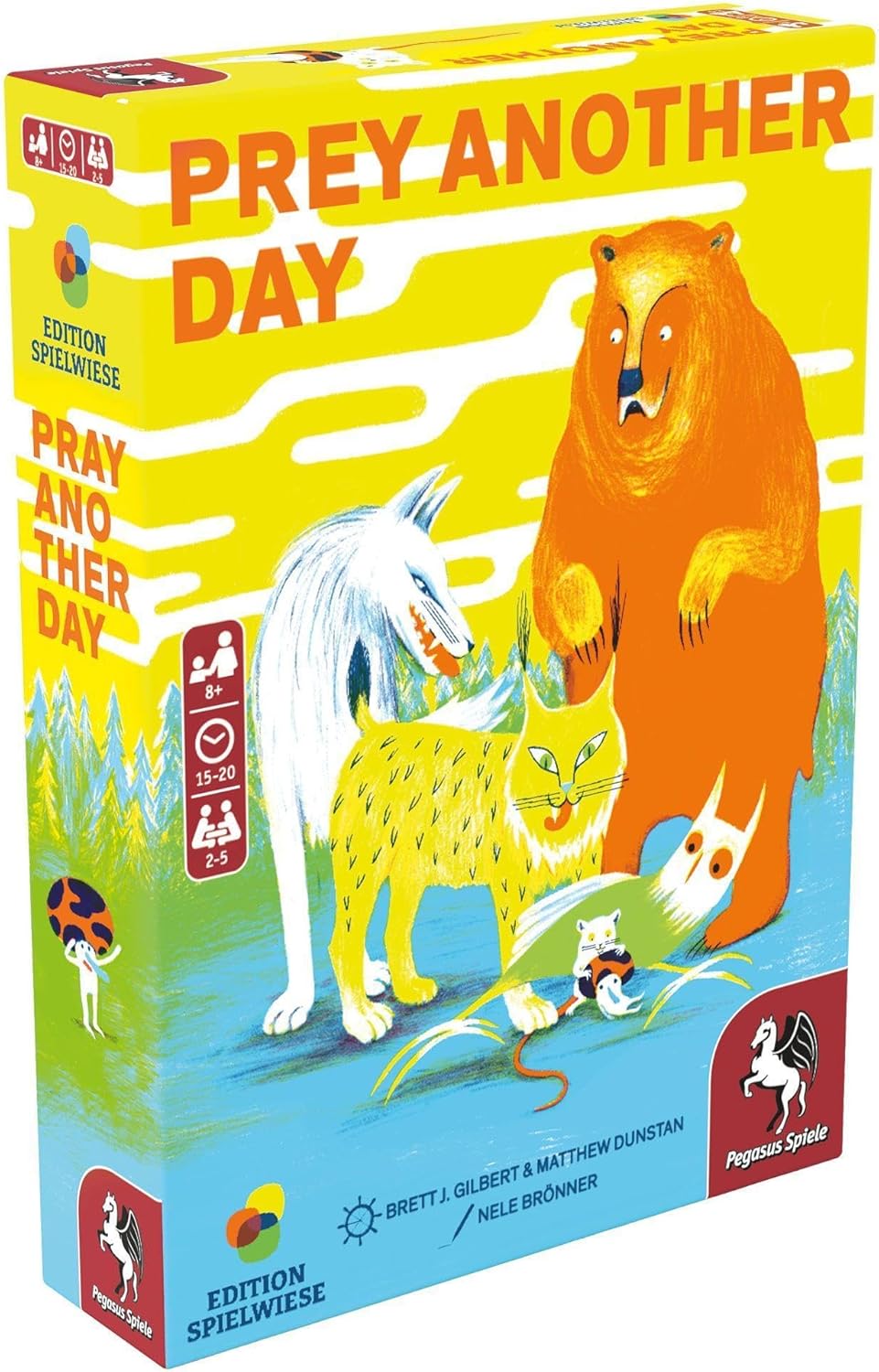 Prey Another Day - English Edition by Pegasus Spiele | Strategic Card Game for Ages 8+ | Portable & Compact Design