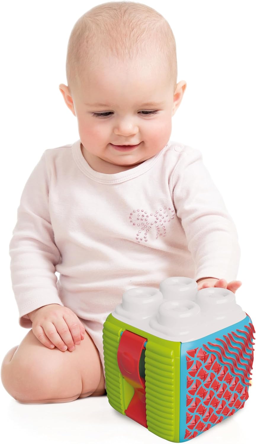 Clementoni Baby Sensory Cube - Soft Building Blocks for Kids 6 Months+ 3