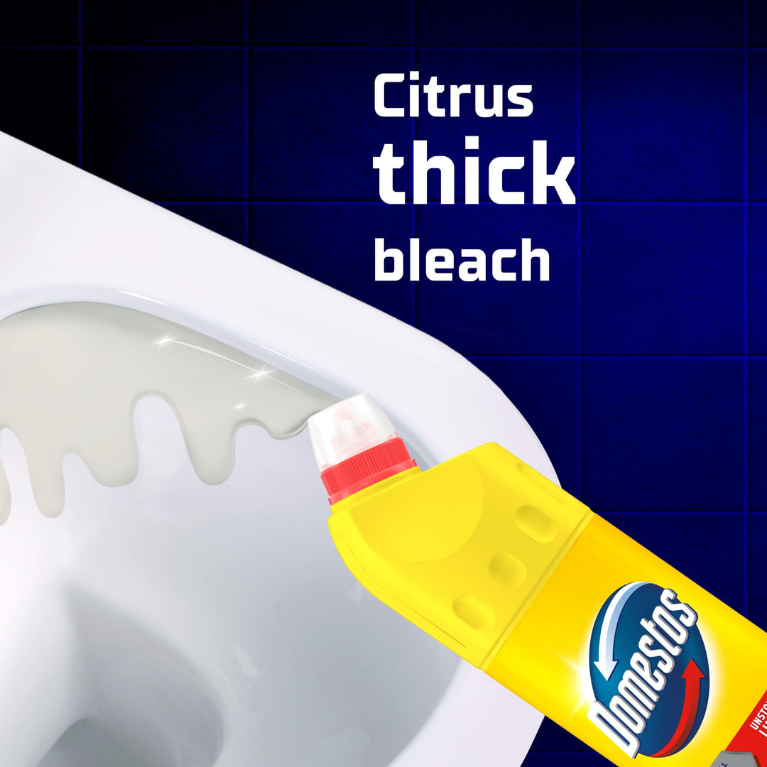 Domestos - Citrus Fresh Thick Bleach Disinfectant Cleaner