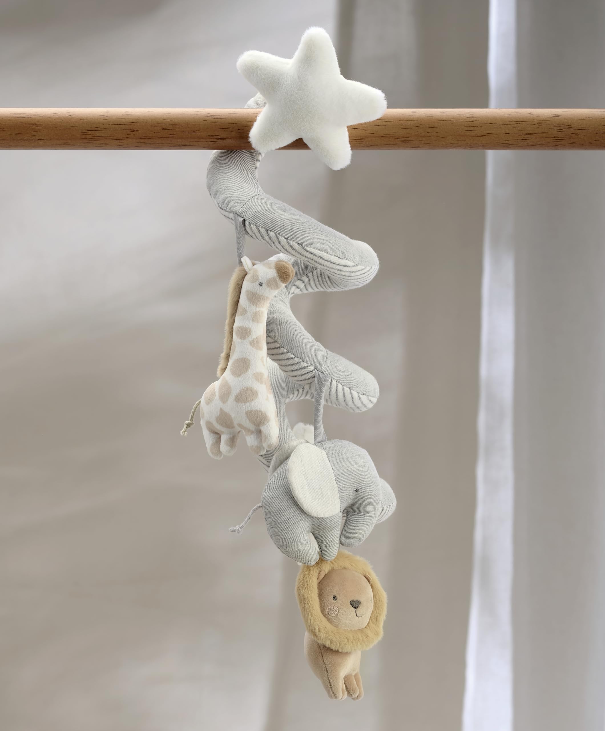 Mamas & Papas Welcome to the World Spiral Activity Toy - Safari Characters for Babies & Toddlers 2