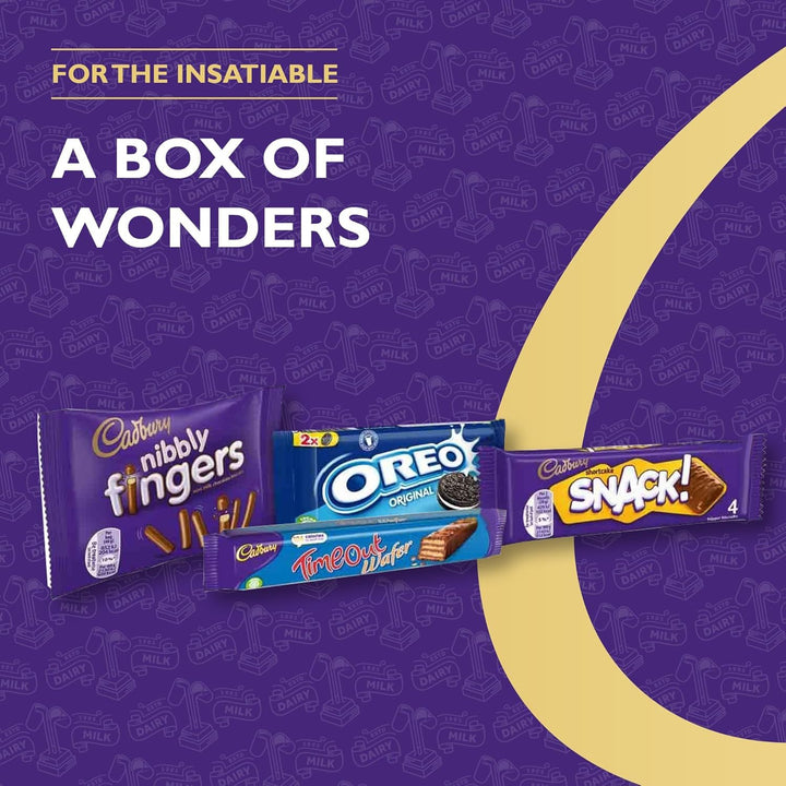Cadbury & OREO Big Box of Treats - 64 Assorted Chocolates and Snacks, 1618 g