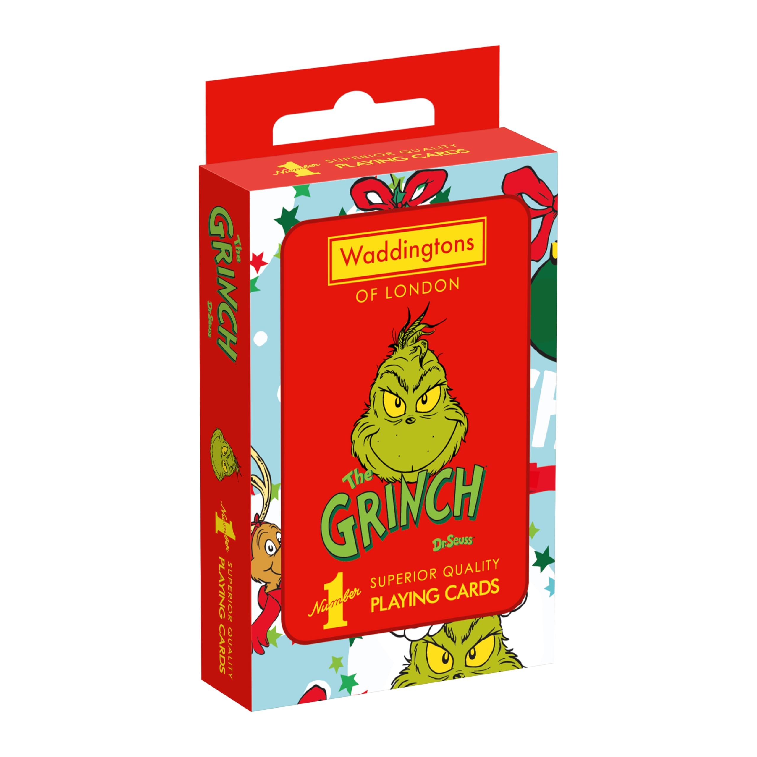 Waddingtons Number One The Grinch Playing Cards – Festive Holiday Card Game Deck 1
