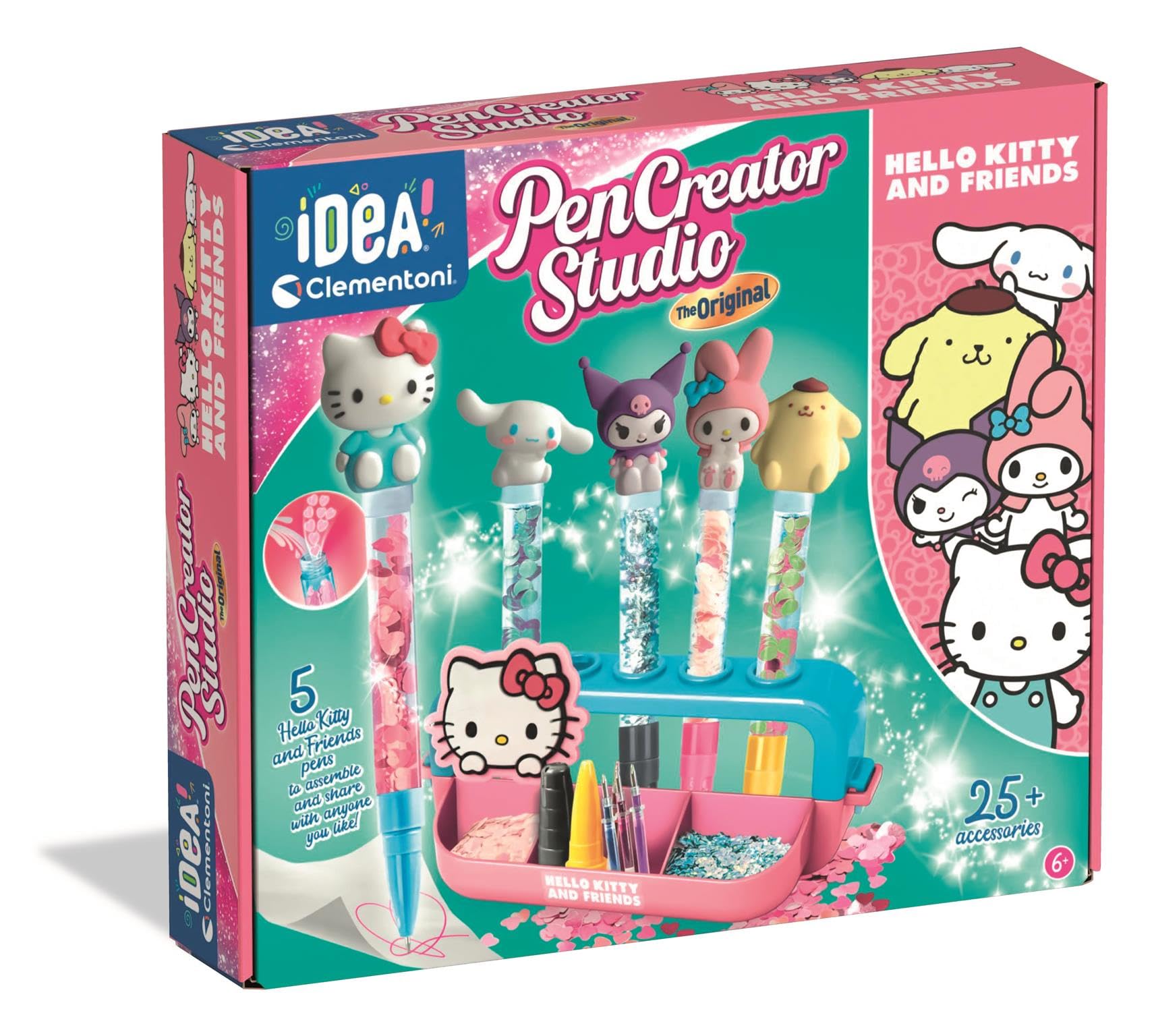 Clementoni IDEA Hello Kitty Pen Creator Studio - Personalized Pen Making Kit for Kids 1