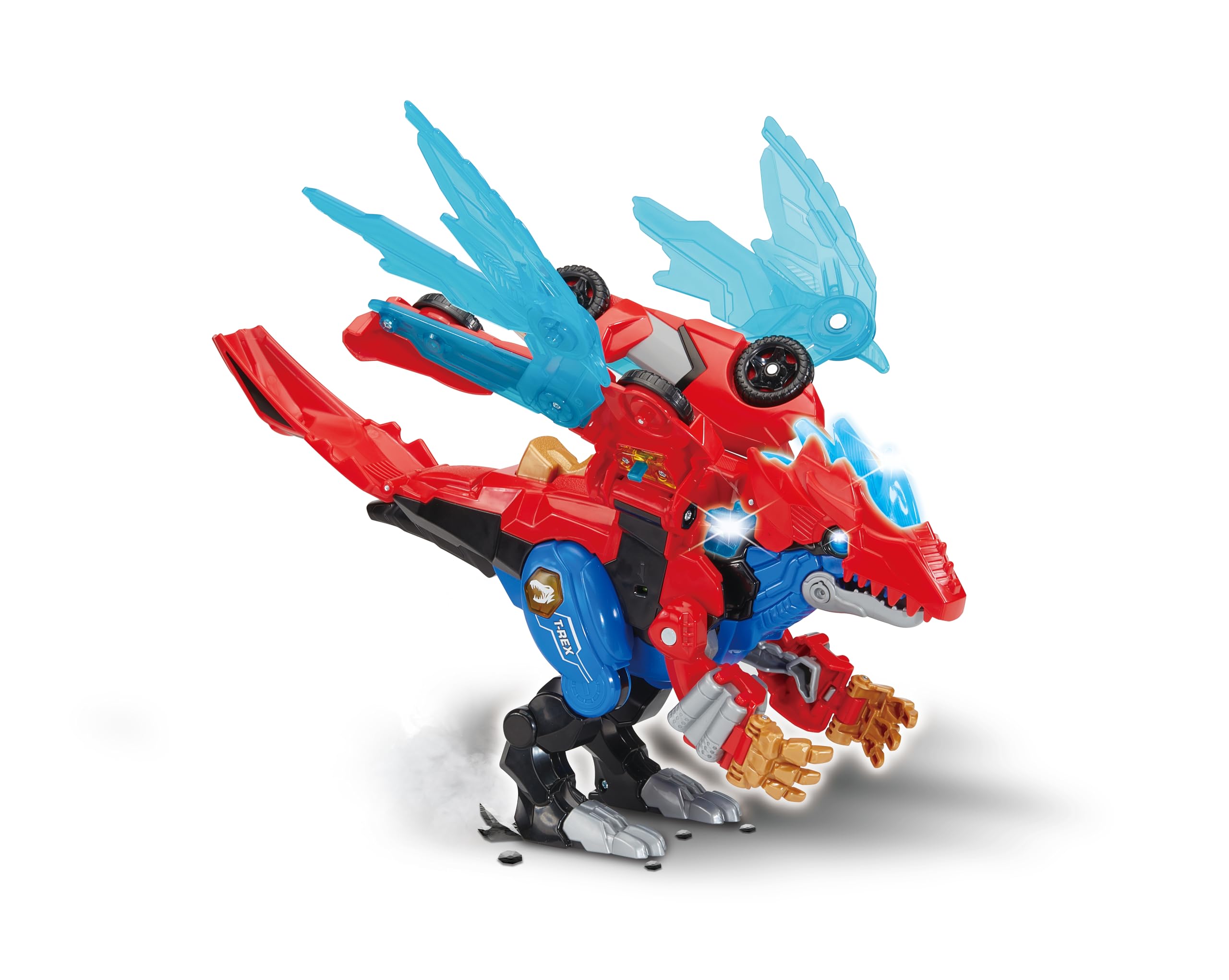 VTech Switch & Go Dinos Armour Up Dragon T-Rex - 2-in-1 Interactive Dinosaur Toy with Lights & Sounds