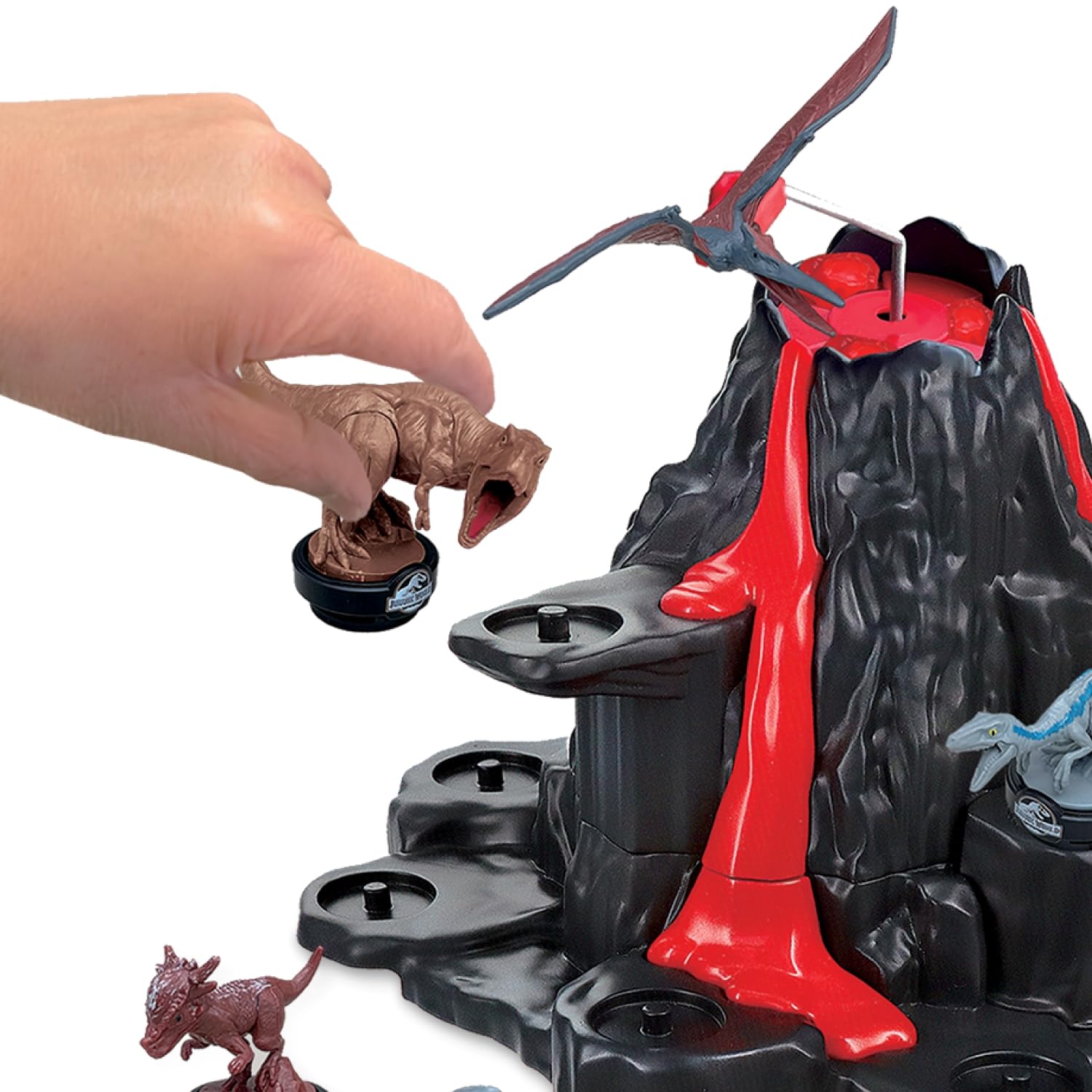 EPOCH Games Jurassic World Shaky Volcano Board Game | 2-4 Players | Ages 4+ | Model 7509 5