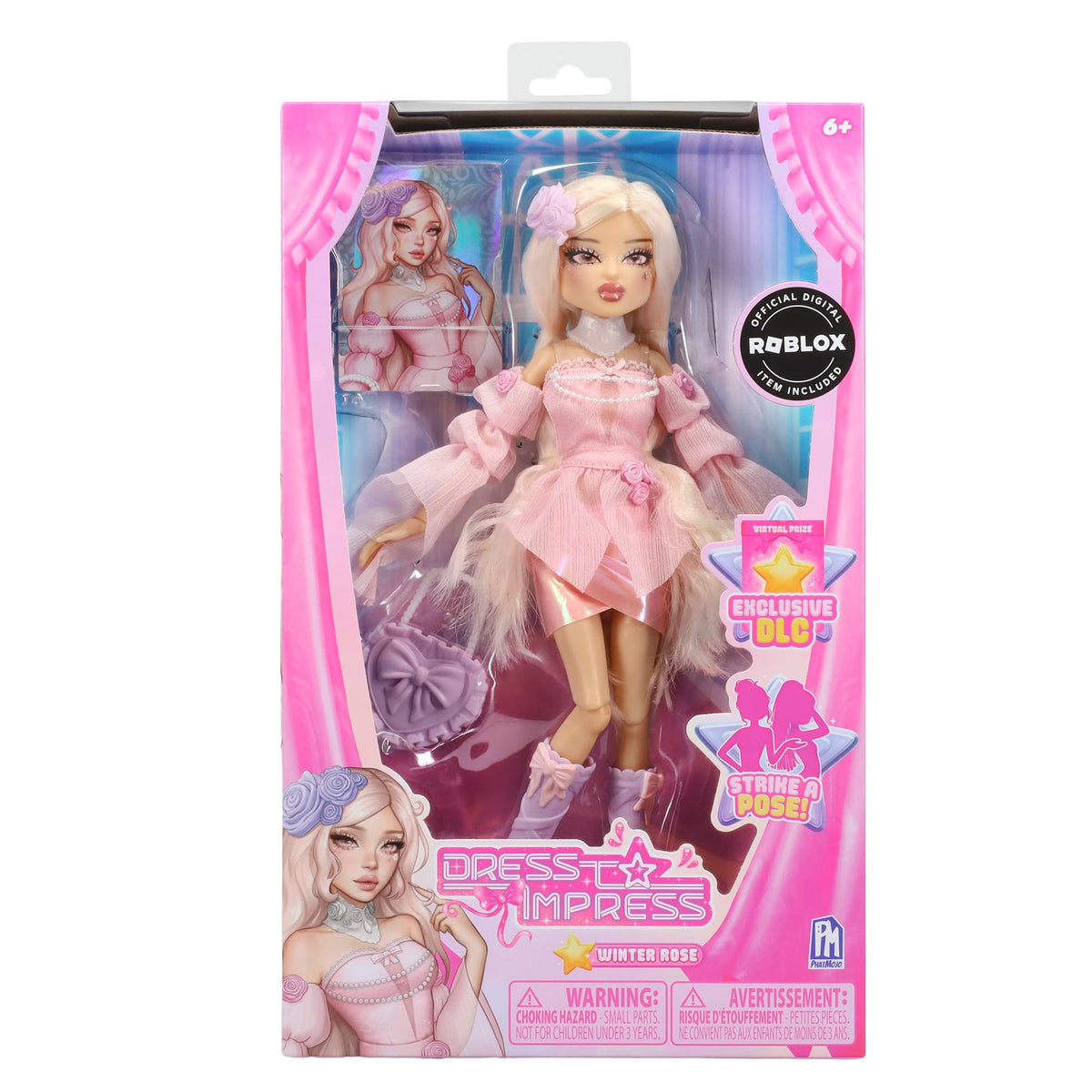 PhatMojo Dress To Impress Winter Rose Fashion Doll - Series 1 - 11.5 Inch