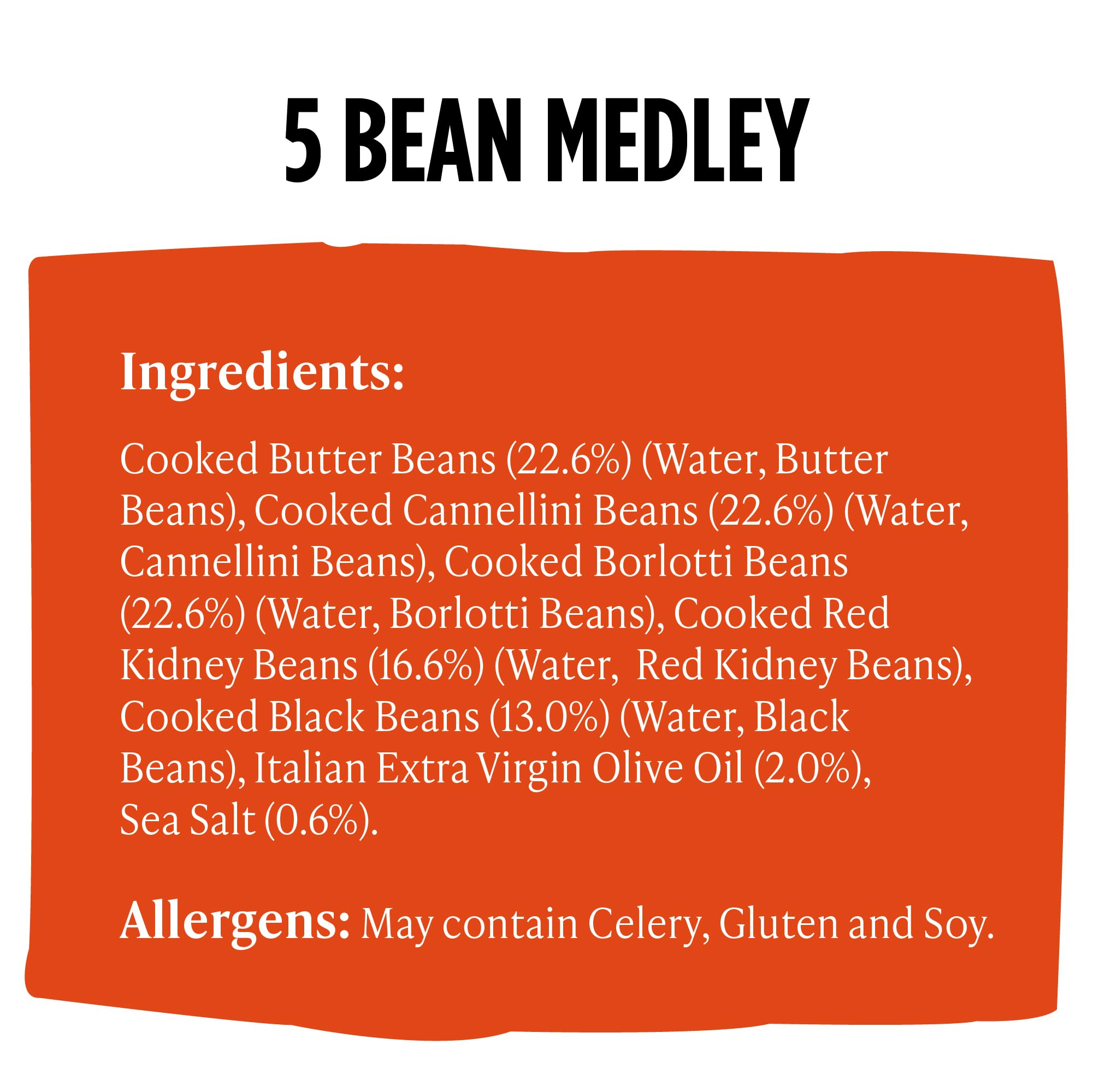 Merchant Gourmet 5 Bean Medley with Italian Extra Virgin Olive Oil - 6 x 240g Pouches 4