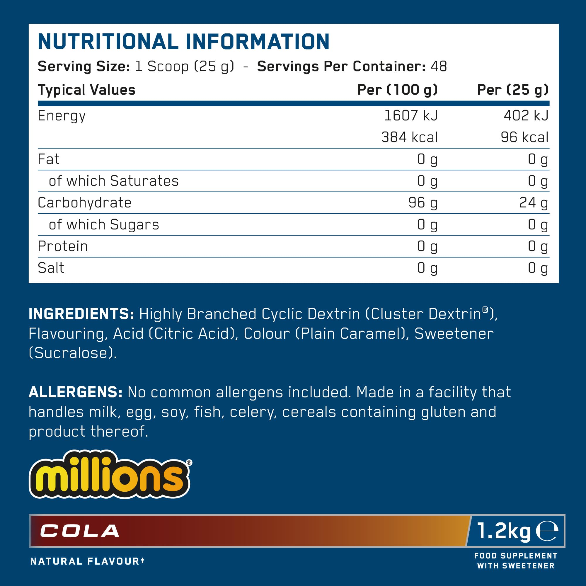 Applied Nutrition Carb-X Carbohydrate Powder - Energy Management | 1200g | Vegan 6