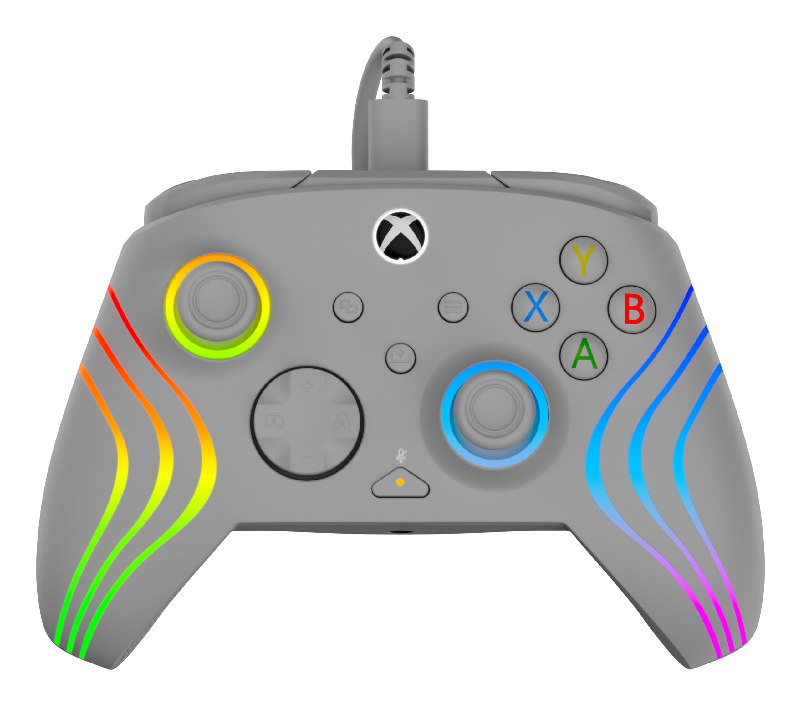 Turtle Beach Afterglow Wave Grey Wired RGB Gaming Controller for Xbox & PC 5