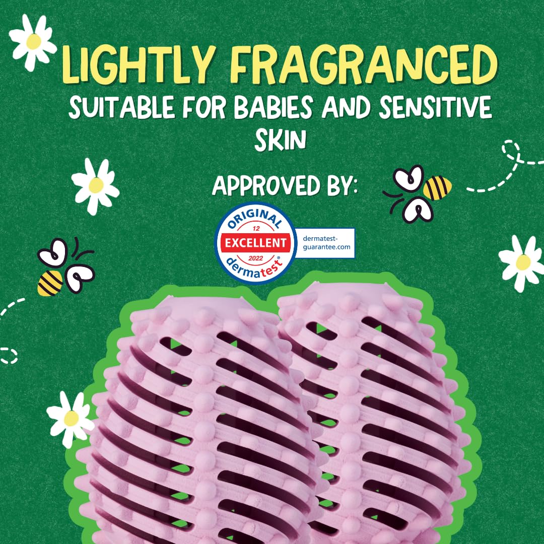 Ecoegg Dryer Balls - Reduces Drying Time by up to 28% | Softens Clothes Naturally | Spring Blossom Scent | 2 Count 6