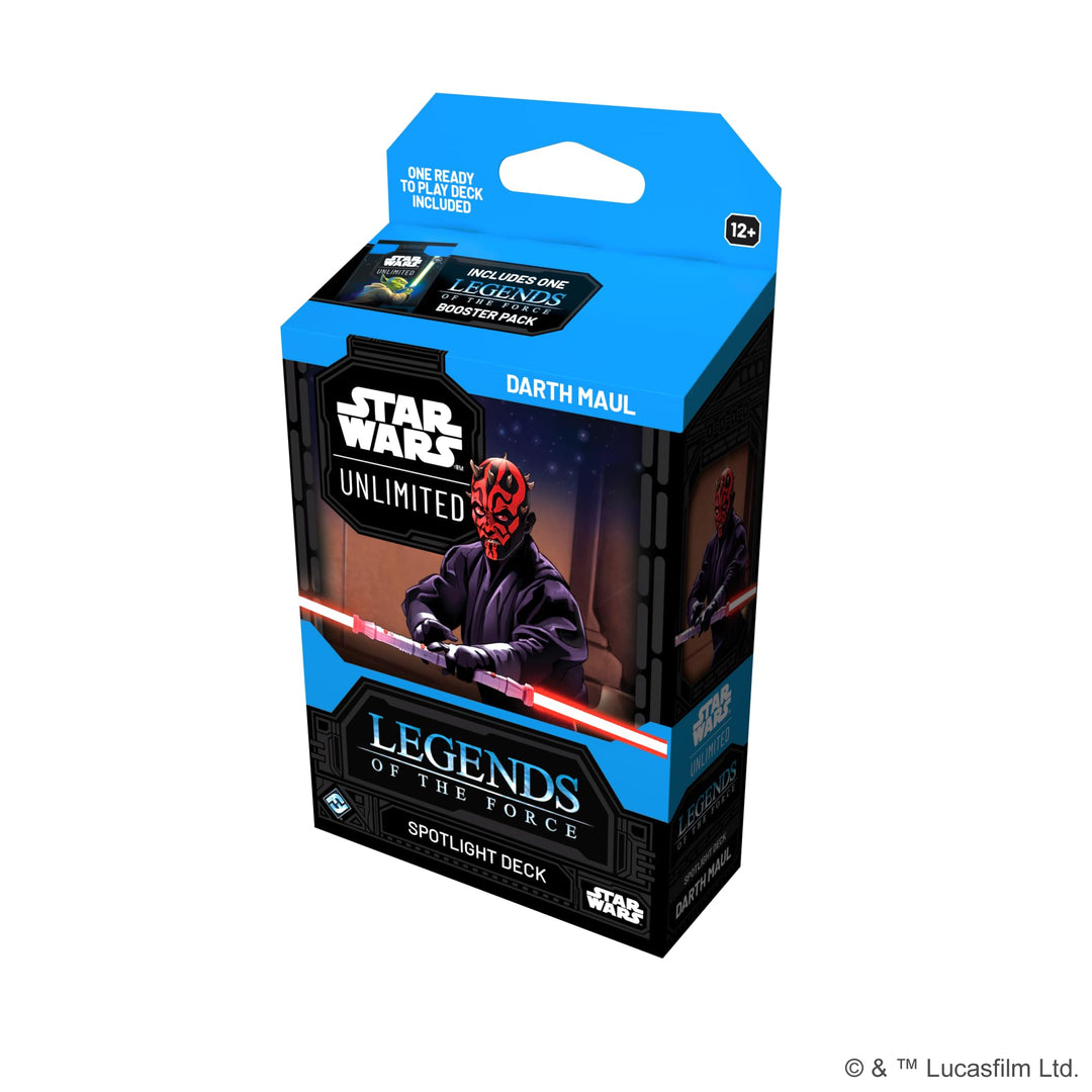 Fantasy Flight Games Star Wars: Unlimited Legends of the Force Spotlight Deck Display (TCG Expansion)