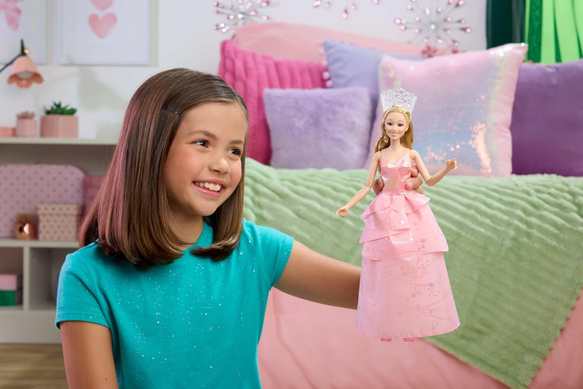 Mattel Wicked Glinda Upland Fashion Doll | 7 Points of Articulation | Ages 4+ | JMG24 2