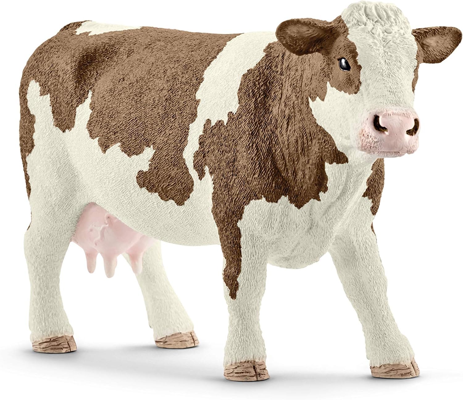 Schleich Simmental Cow Figure 13801 | Farm World Collection | Ages 3+ 1