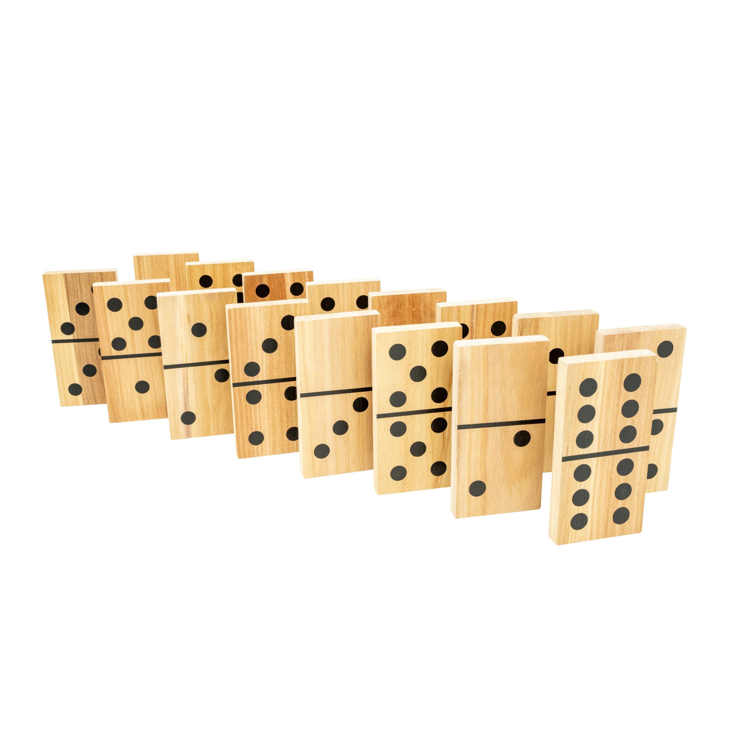 TP Toys Giant Wooden Dominoes - FSC Wood, 28 Tiles, Ages 3+ 1