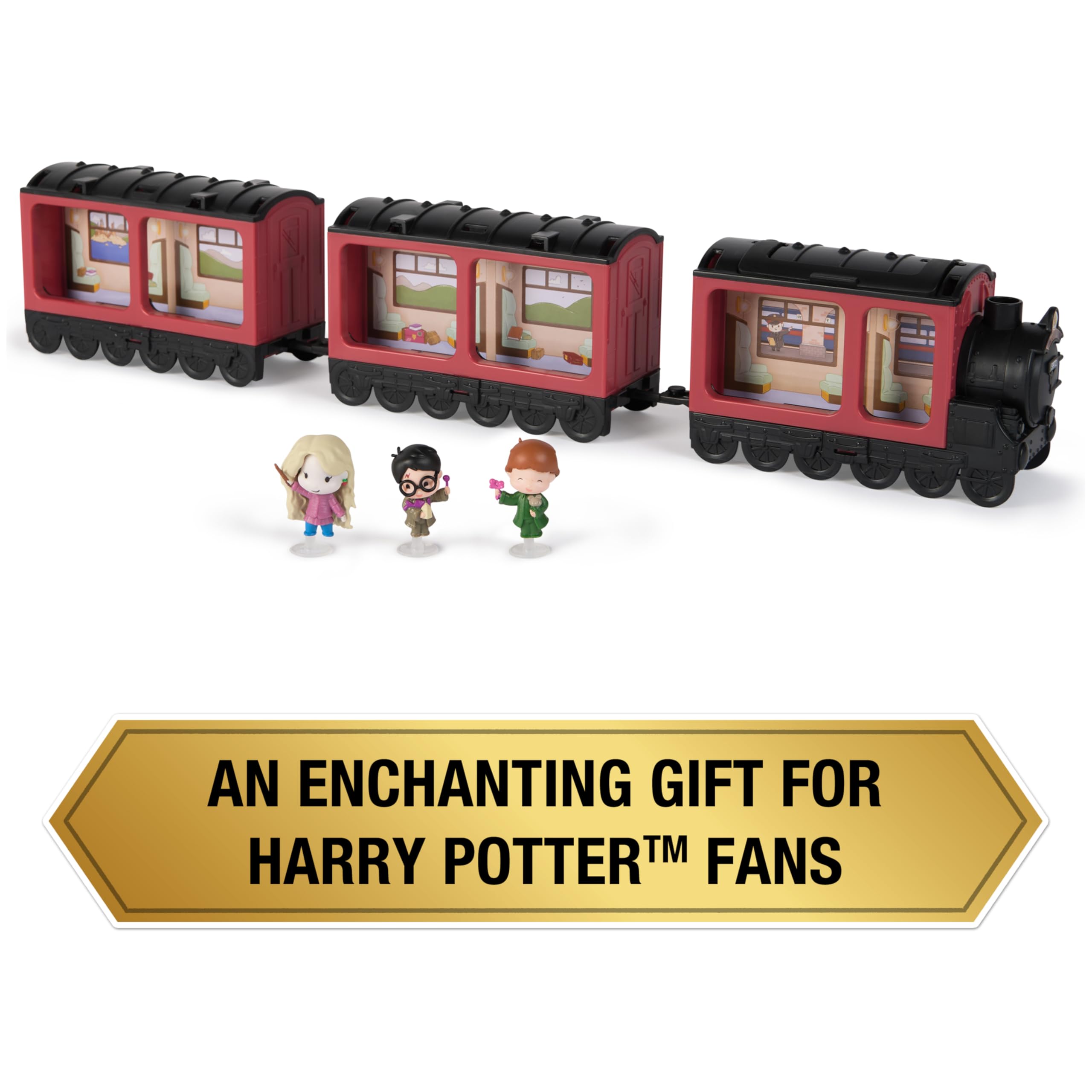 Micro Magical Moments Hogwarts Express Collectibles Case - 3 Exclusive Harry Potter Figures, Holds 22 Mini Figures 2