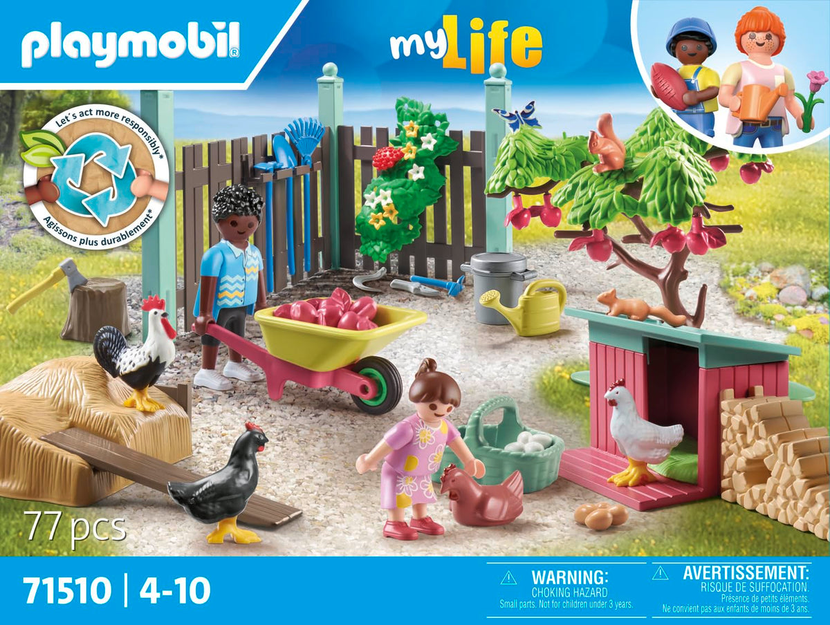 Playmobil Little Chicken Farm Playset - Nature-Inspired Living | Ages 4+ | 77 Pieces 4