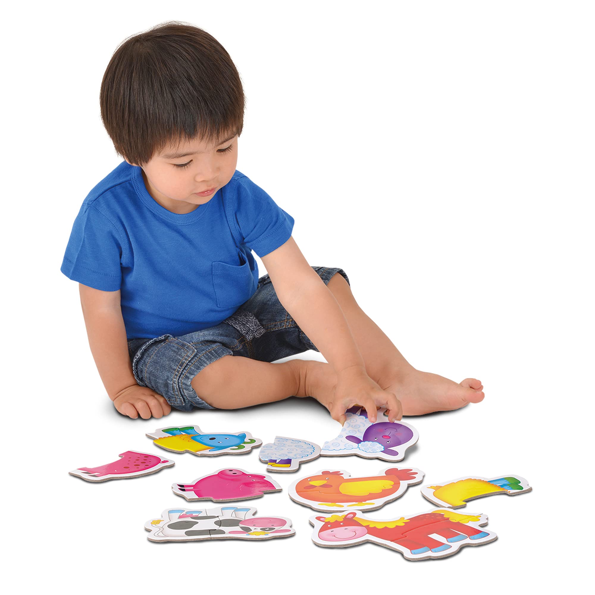 Galt Toys Baby Puzzles - Farm Theme 2-Piece Jigsaw Puzzles for Toddlers Ages 18 Months+ 2