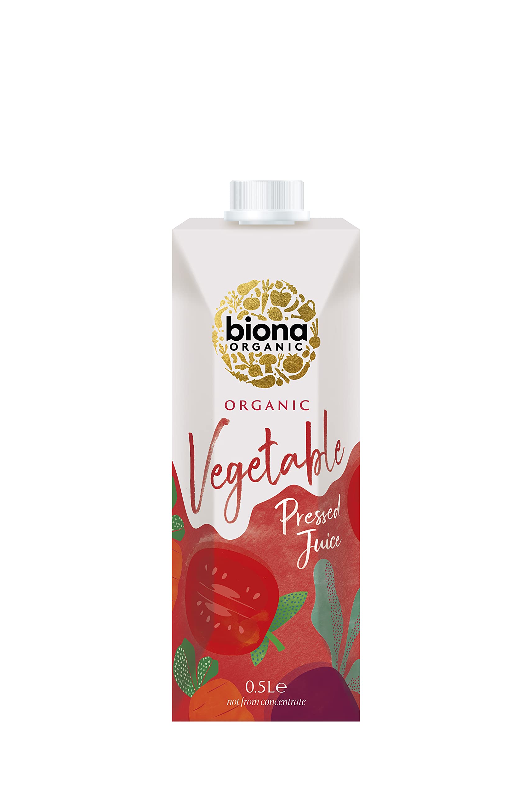 Biona Organic Vegetable Pressed Juice - Not From Concentrate | Vegan | 500ml