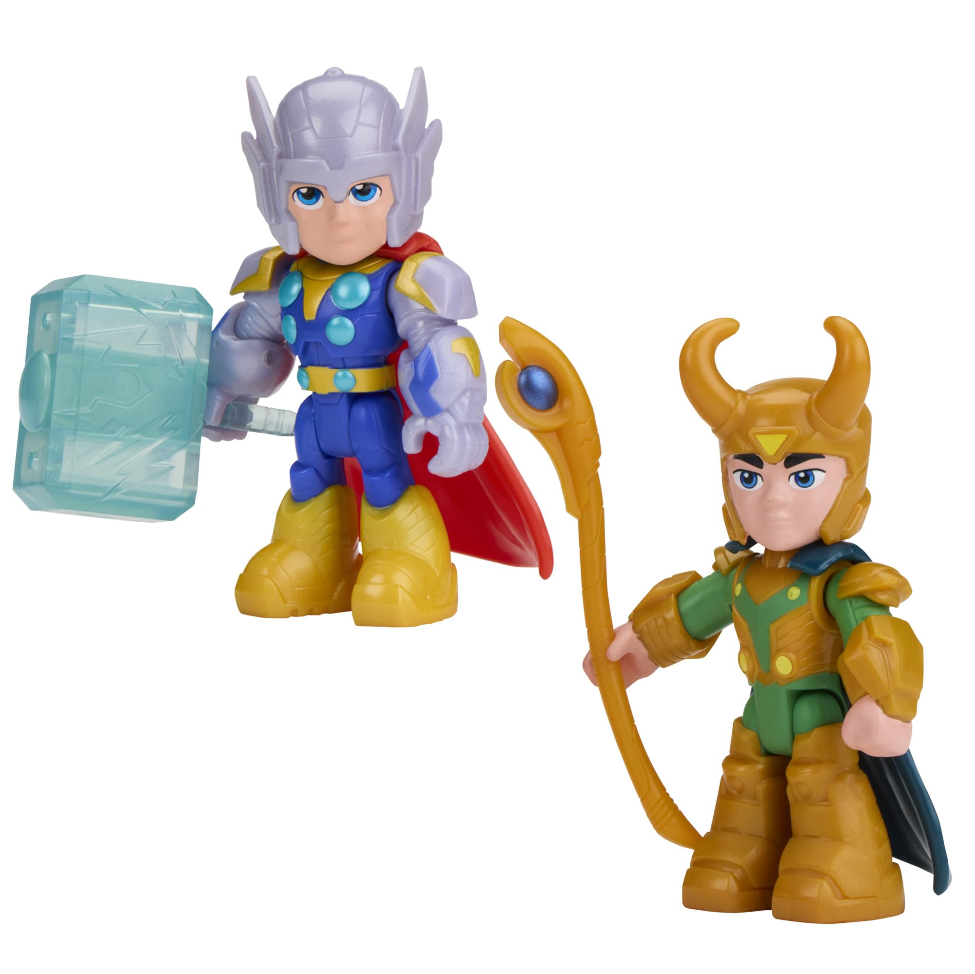 Marvel Iron Man and his Awesome Friends Hammer & Havoc Pack Action Figures - 7.6 cm, Ages 3+ 1