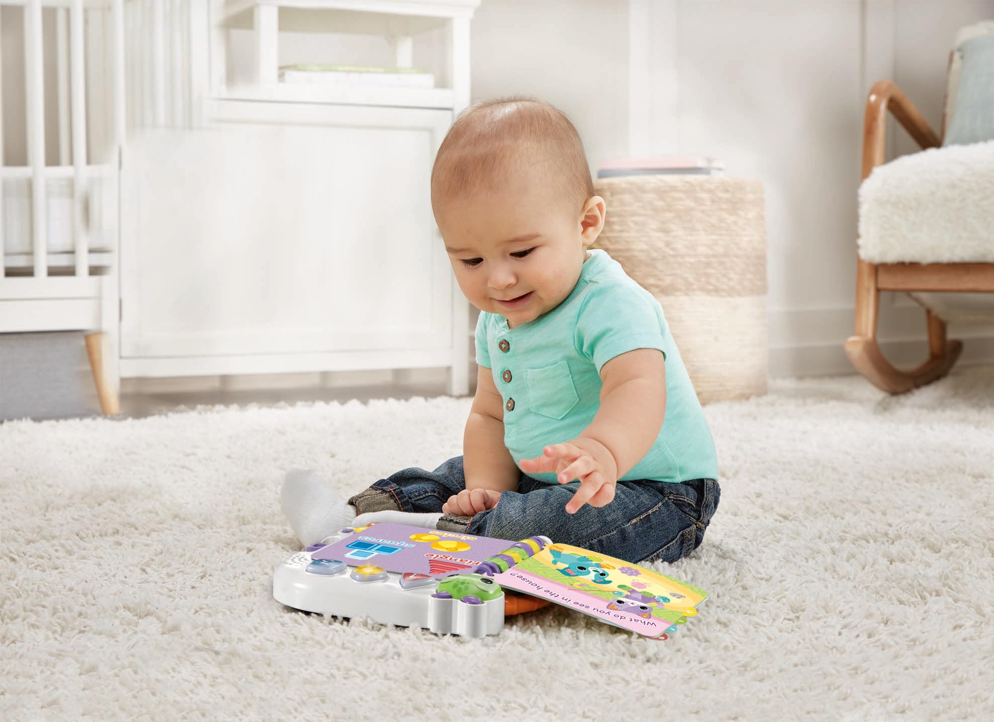 VTech Baby Learn and Discover Baby Book - Interactive Learning with 3 Modes | Ages 6 Months to 3 Years 4
