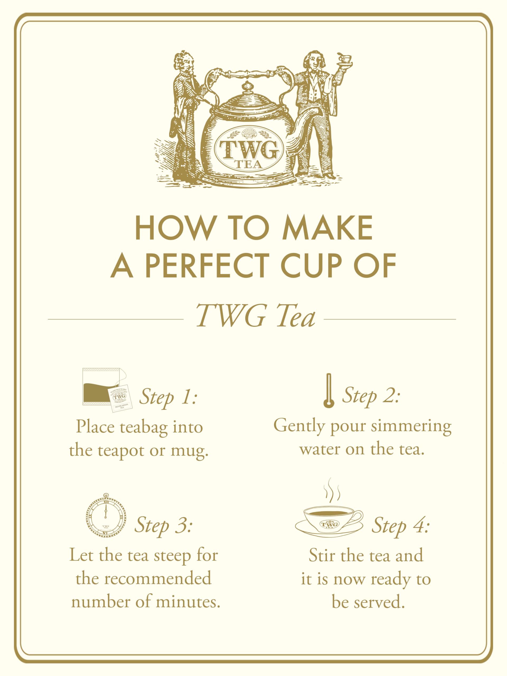 TWG Tea Chamomile Herbal Tea | Decaffeinated & Theine-Free | 15 Hand-Sewn Cotton Teabags 2