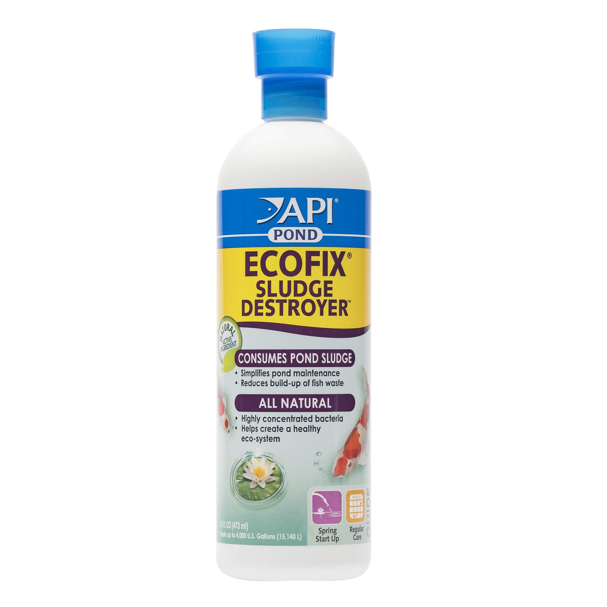 API Ecofix Sludge Destroyer and Water Clarifier - Breaks Down Waste & Sludge | 473 ml 1