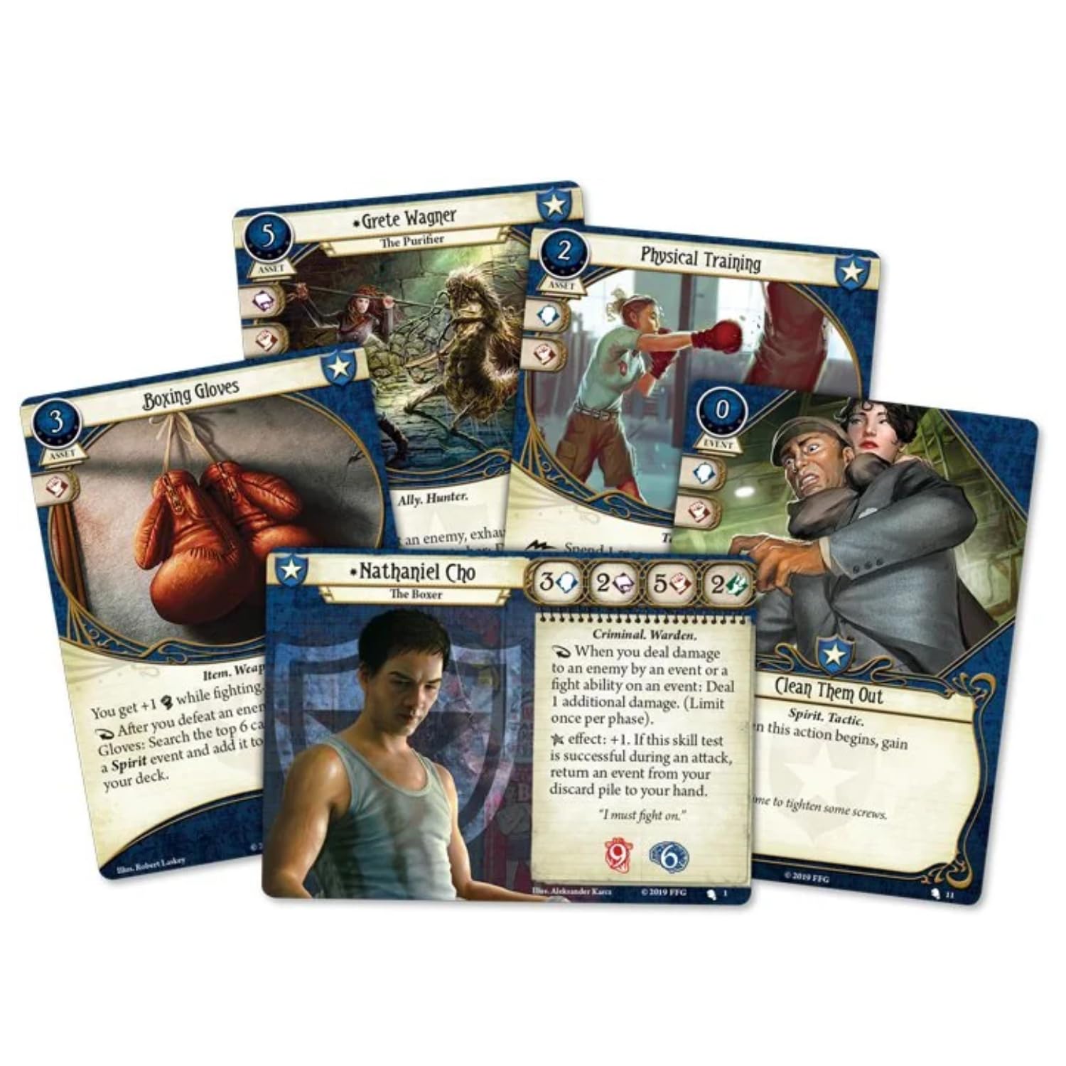 Fantasy Flight Games Arkham Horror The Card Game Nathaniel Cho Investigator Starter Deck 2