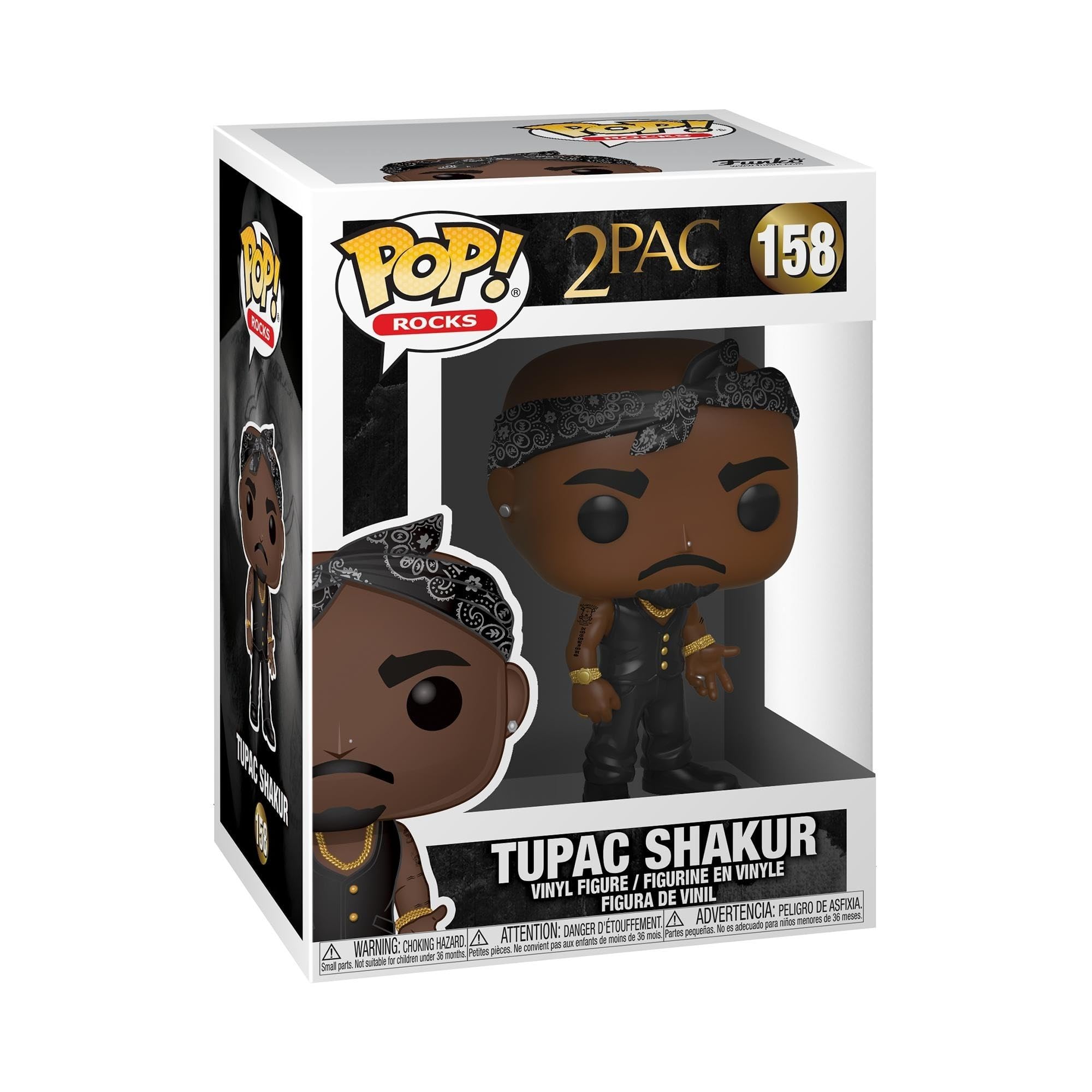 Funko Pop! Rocks - Tupac Vinyl Figure 45432 1