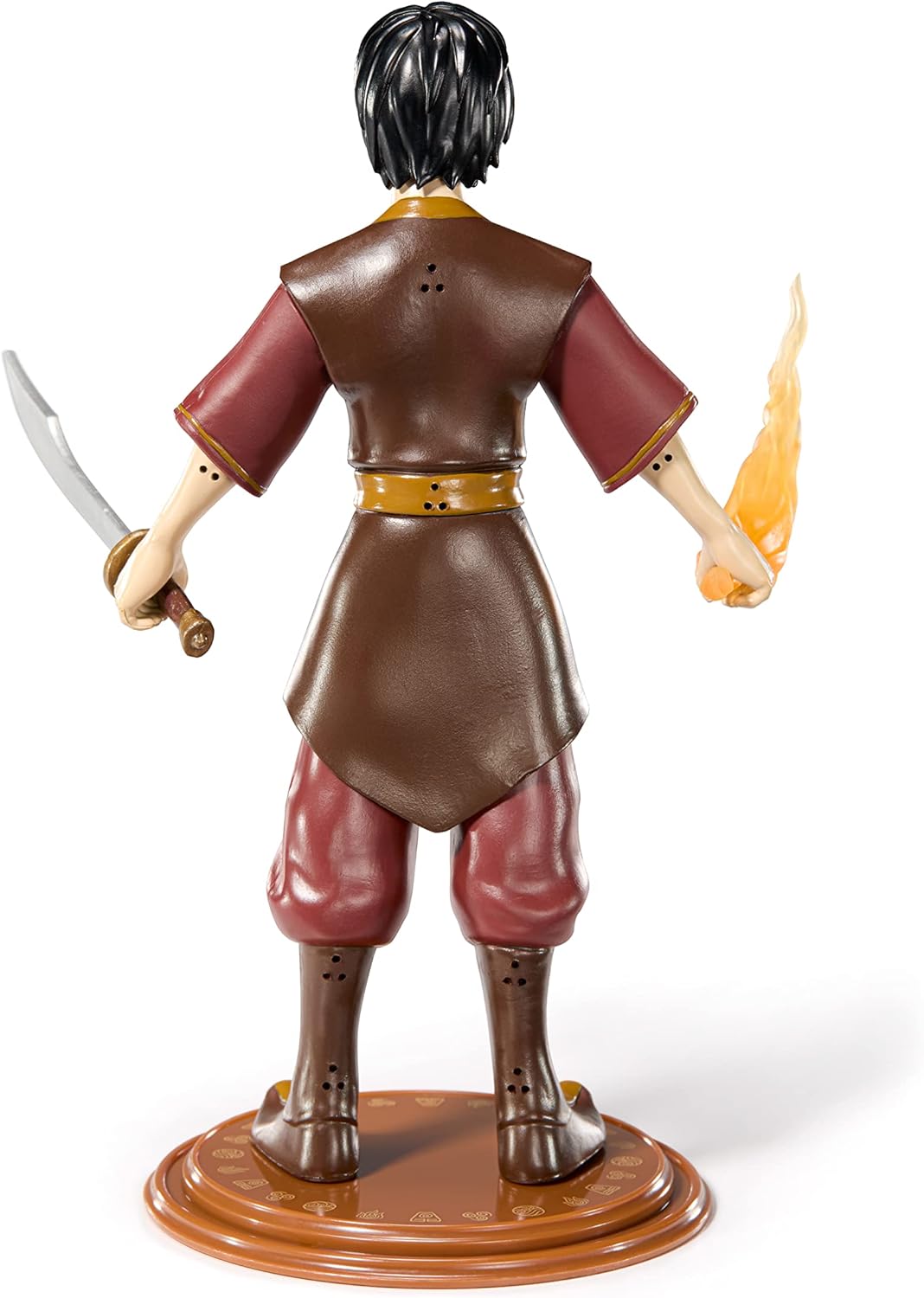 BendyFigs The Noble Collection Avatar: The Last Airbender - Zuko Bendable Posable Collectible Figure (NN8806)