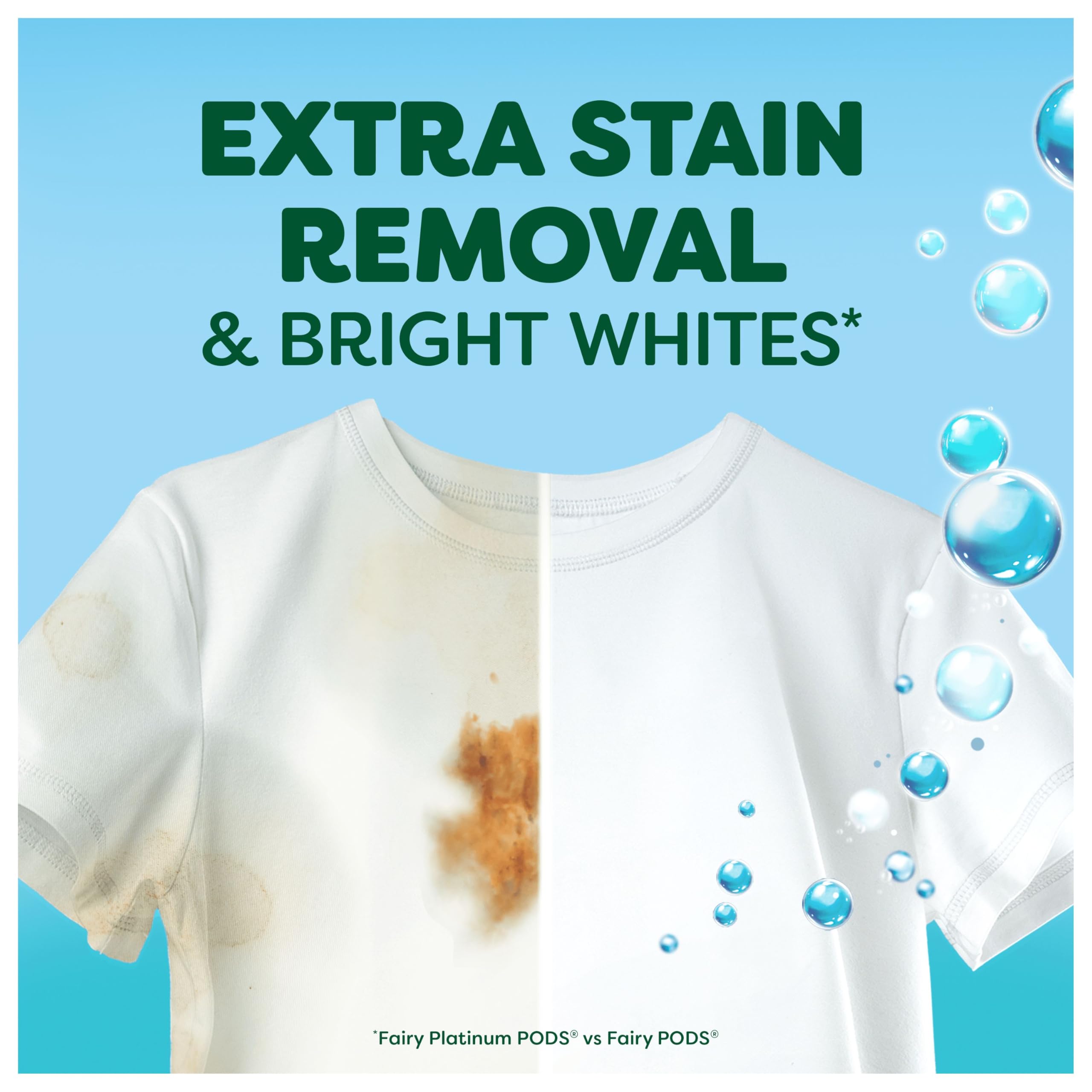 Fairy Non Bio Platinum Washing Capsules - Extra Stain Removal & Sensitive Skin Formula | 60 Count 3