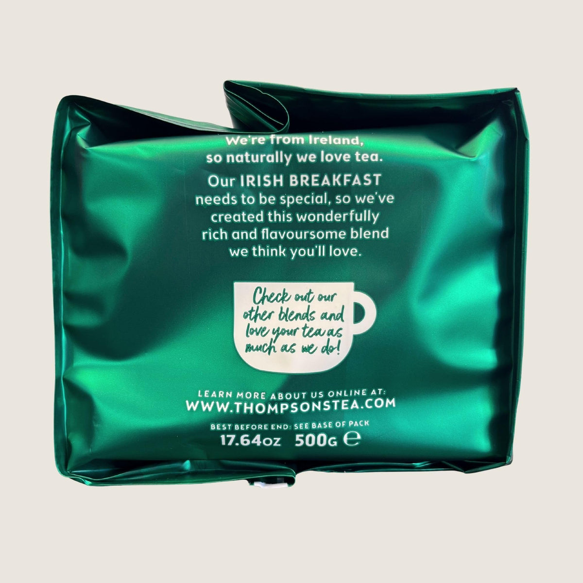 Thompson's Irish Breakfast Tea - Bold Robust Flavor | 160 Teabags (500g) 3