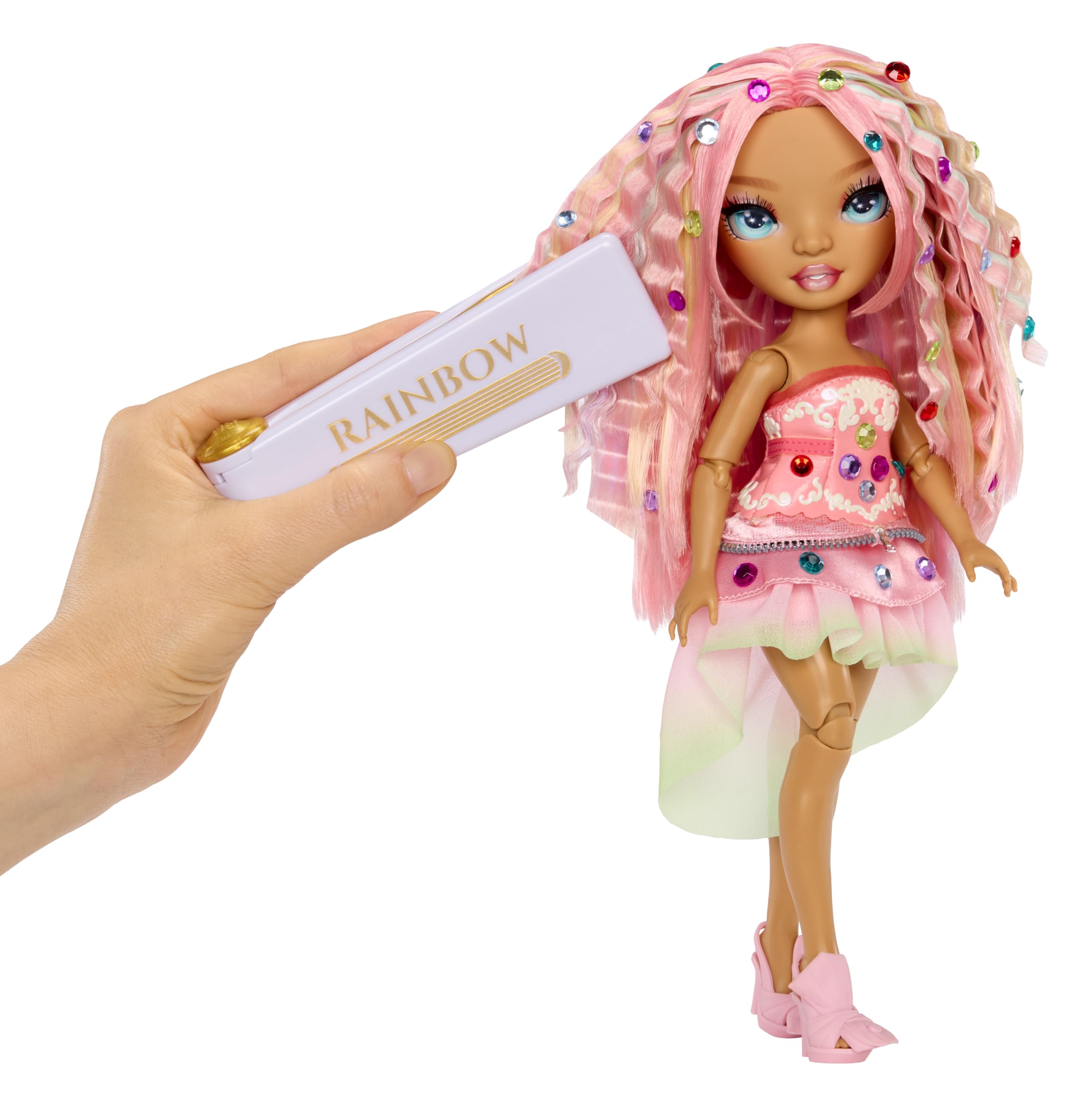 Rainbow High Adeline Rose Be Dazzling Doll - 28cm Fully Articulated Fashion Doll with Bedazzling Tool 5