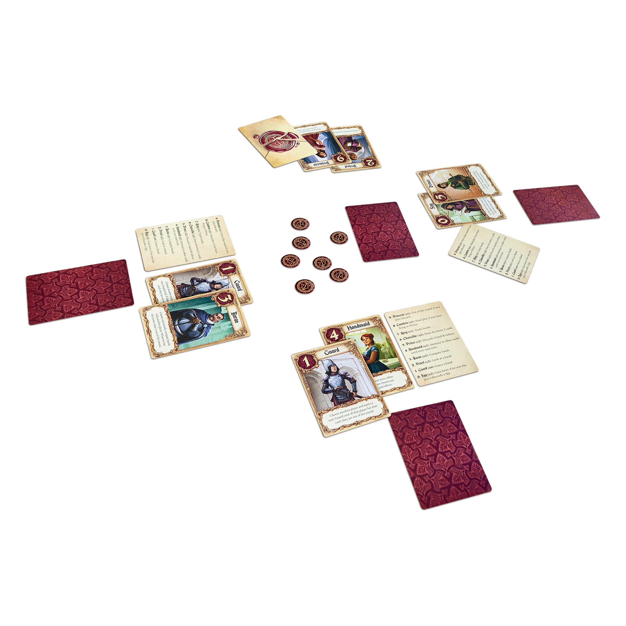 Z-Man Games Love Letter Card Game - Family Strategy Card Game for 2-6 Players