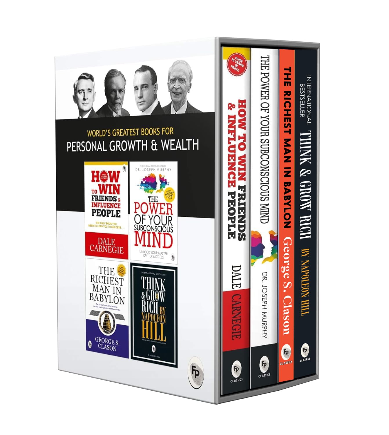 FINGERPRINT Worlds Greatest Books For Personal Growth & Wealth Set (4 Books) | Paperback | English 1