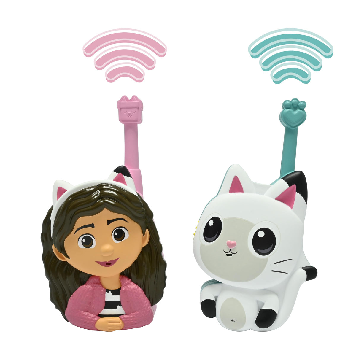 LEXIBOOK Gabby's Dollhouse 3D Walkie-Talkies - 2 Communication Channels, 500 m Range