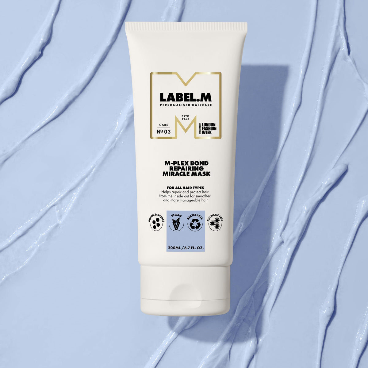 LABEL M M-Plex Bond Repairing Miracle Mask - Repairs Hair Bonds | 200 ml | Unisex Adult 3