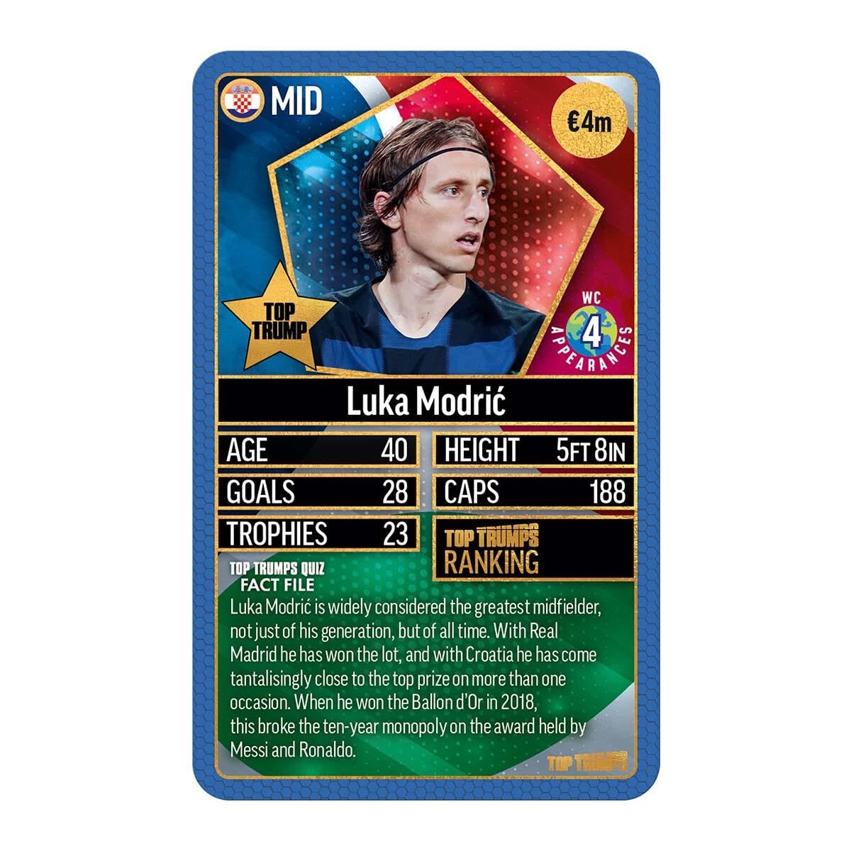 Top Trumps World Football Stars Top 200 Card Game - Chrome Blue Pack | Unisex Children | English 3