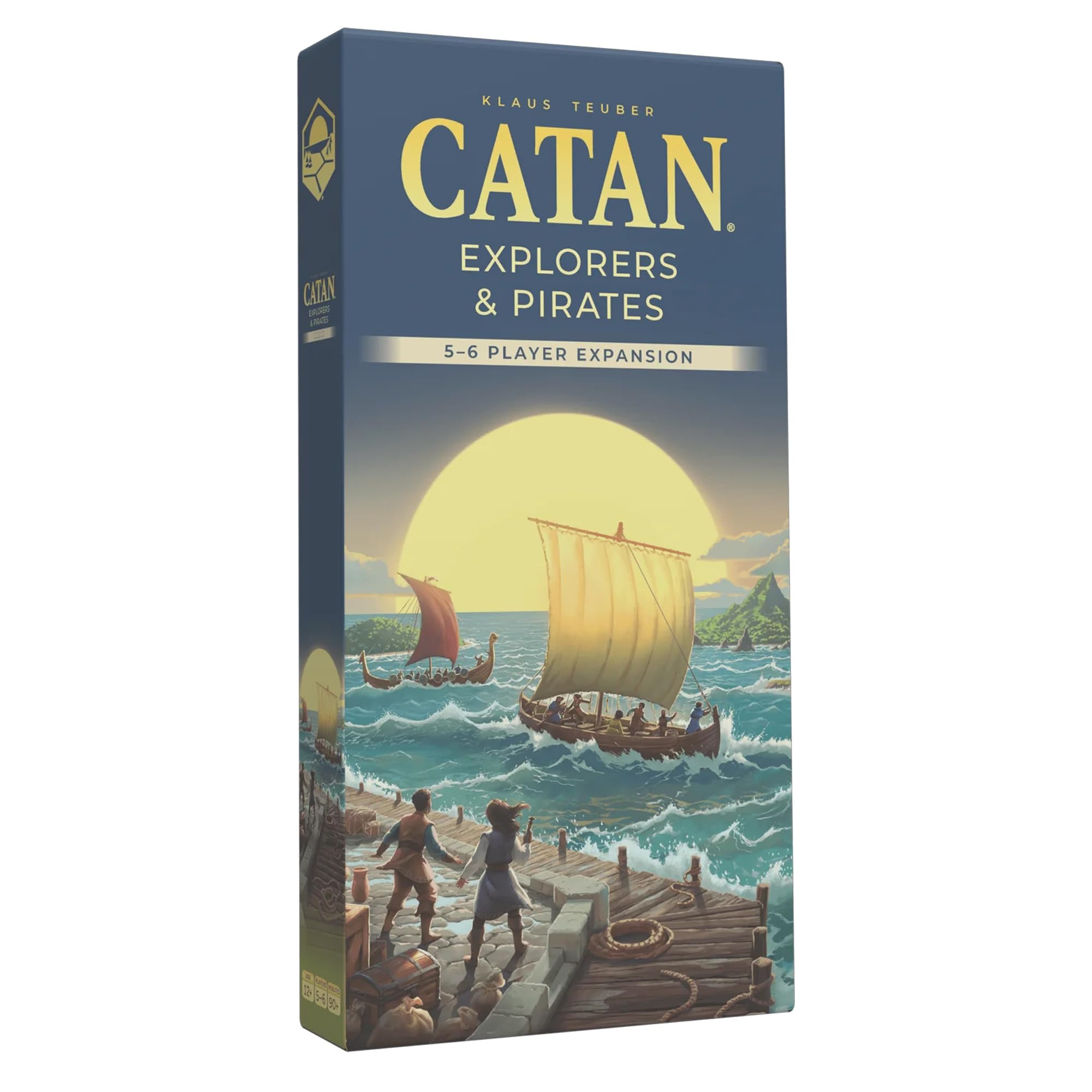 CATAN Explorers & Pirates Expansion - 6th Edition | Board Game for 5-6 Players | Ages 12+ | 60 Min
