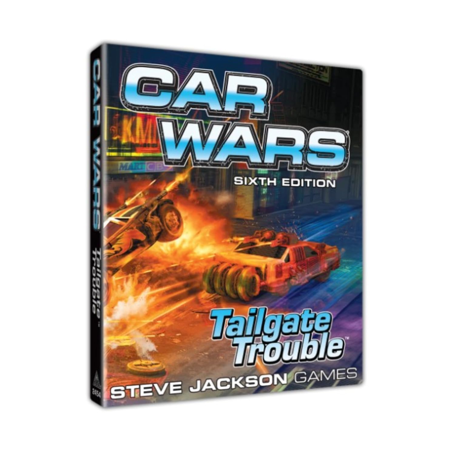 Steve Jackson Games Car Wars Tailgate Trouble Expansion | 32 Cards & Tokens | Single-Player Focus