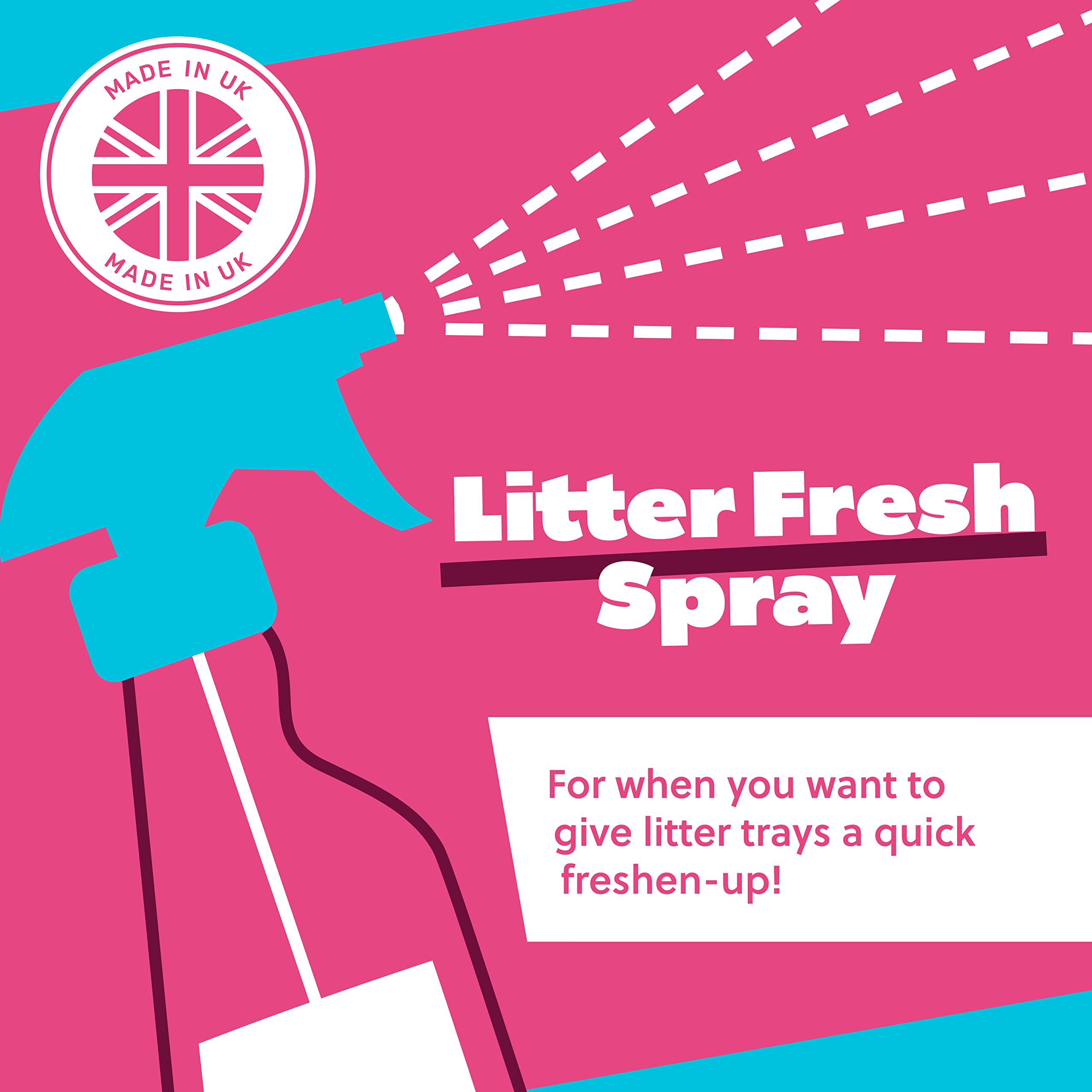 Felight Odour Control Litter Fresh Spray - Baby Powder Scent | 300ml