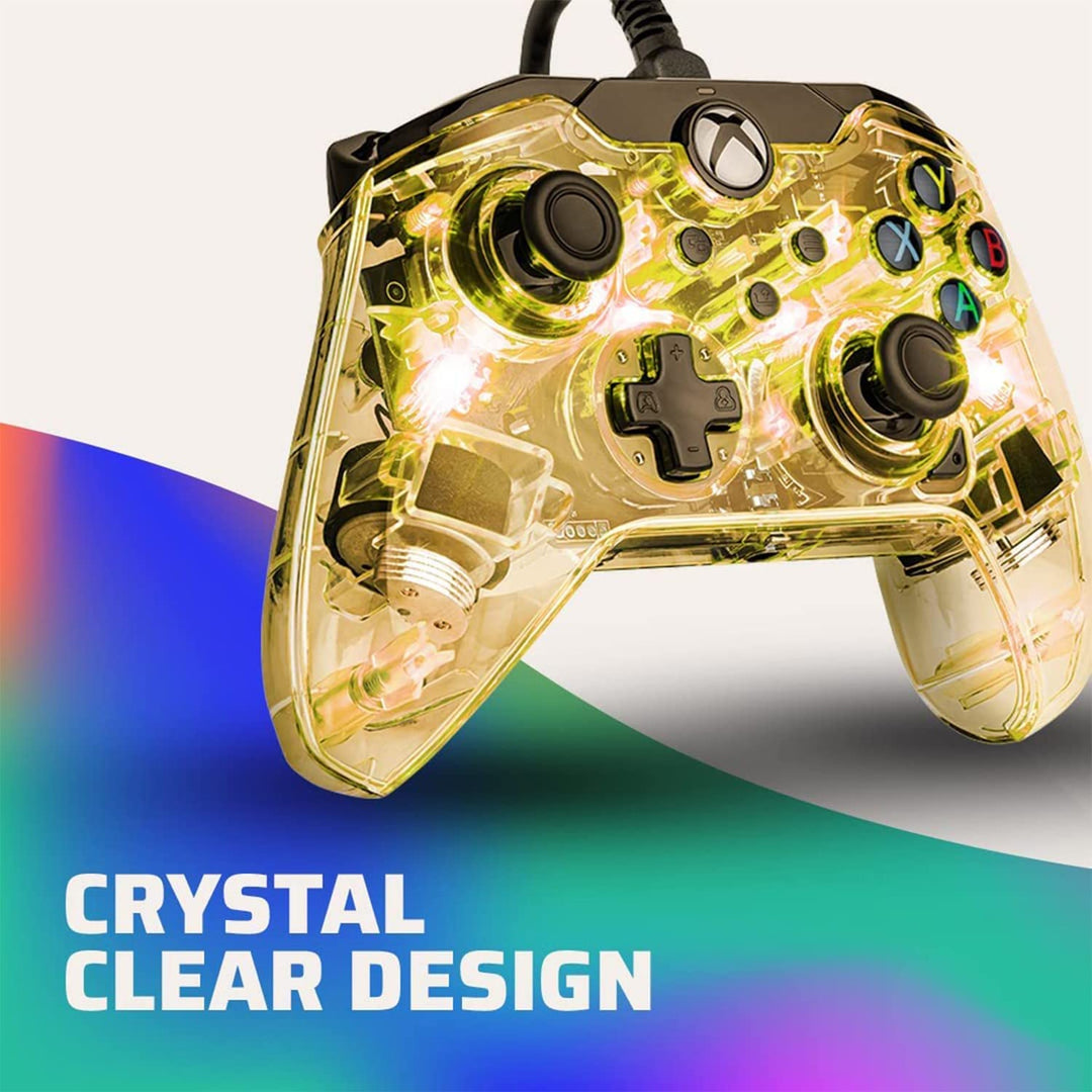 PDP Afterglow LED Wired Game Controller - RGB Lighting - Audio Controls - Dual Vibration - Xbox Series X|S, Xbox One, PC