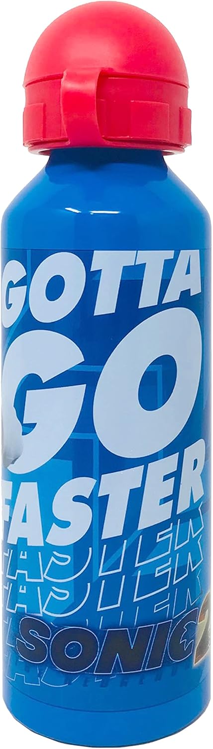 GIOVAS - Sonic The Hedgehog Kids Aluminum Water Bottle 520ml