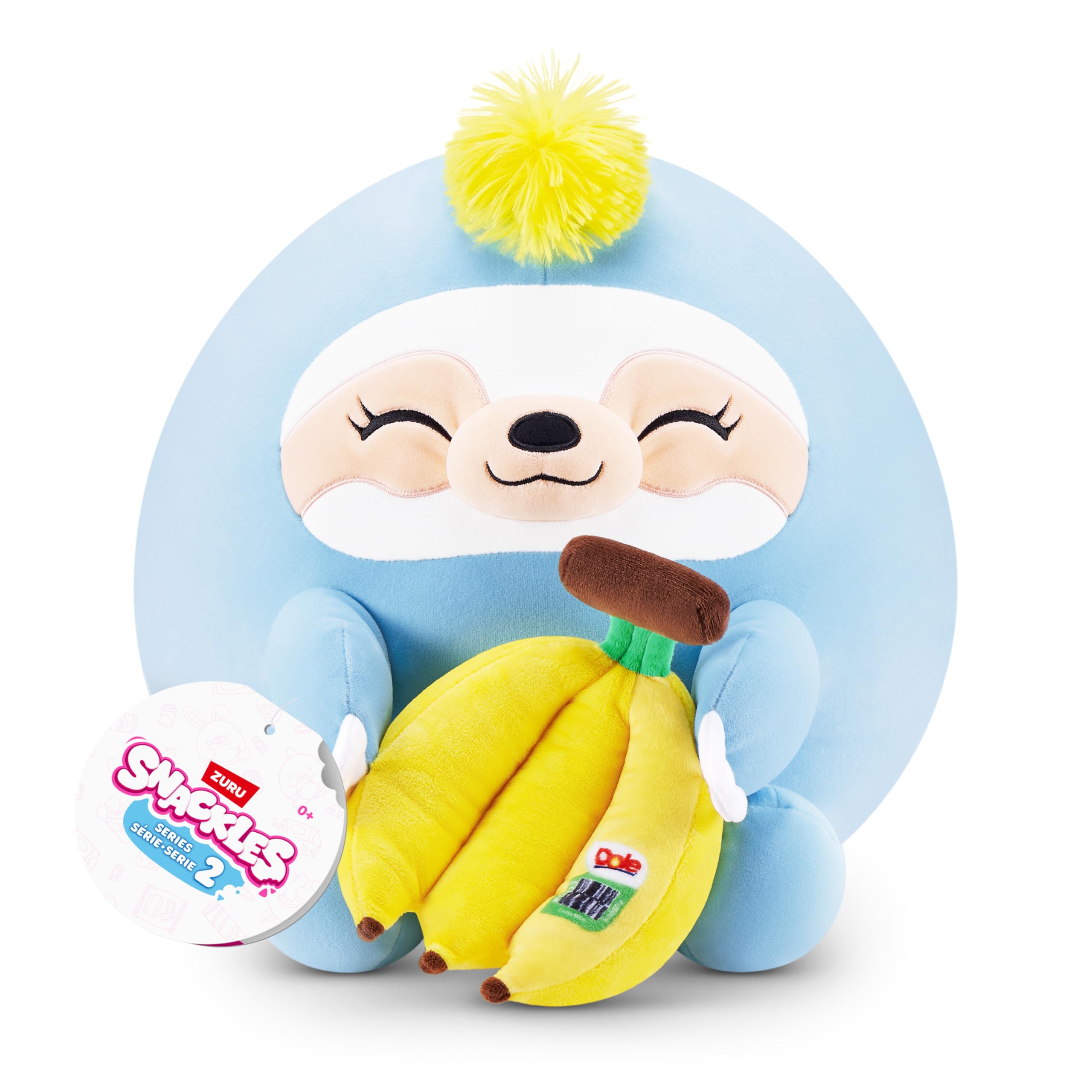 Snackles Series 2 Wave 2 - Snack Swap Sloth 20 cm Plush Collectible by ZURU 1
