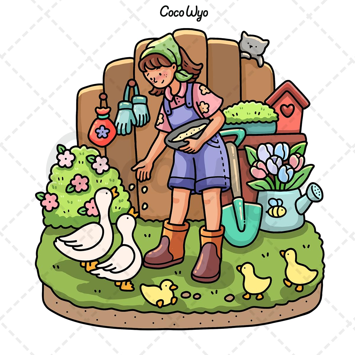 Coco Wyo Girl Moments Coloring Book - Cute Cozy Daily Activities | Paperback | English 2