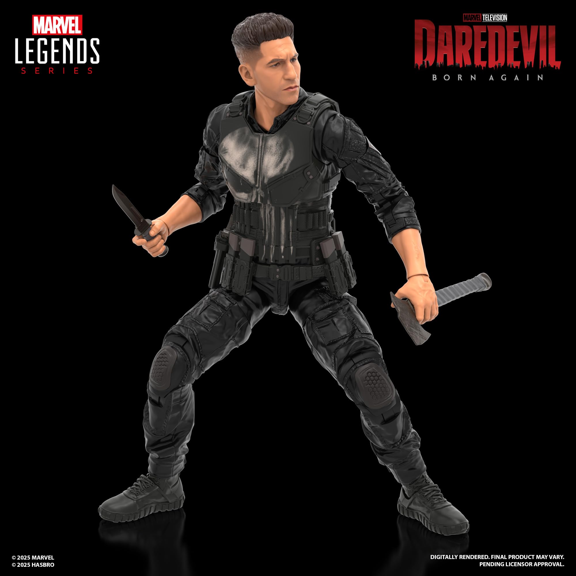 Marvel Legends Series Punisher Action Figure - Daredevil: Born Again | 6 Inch 3