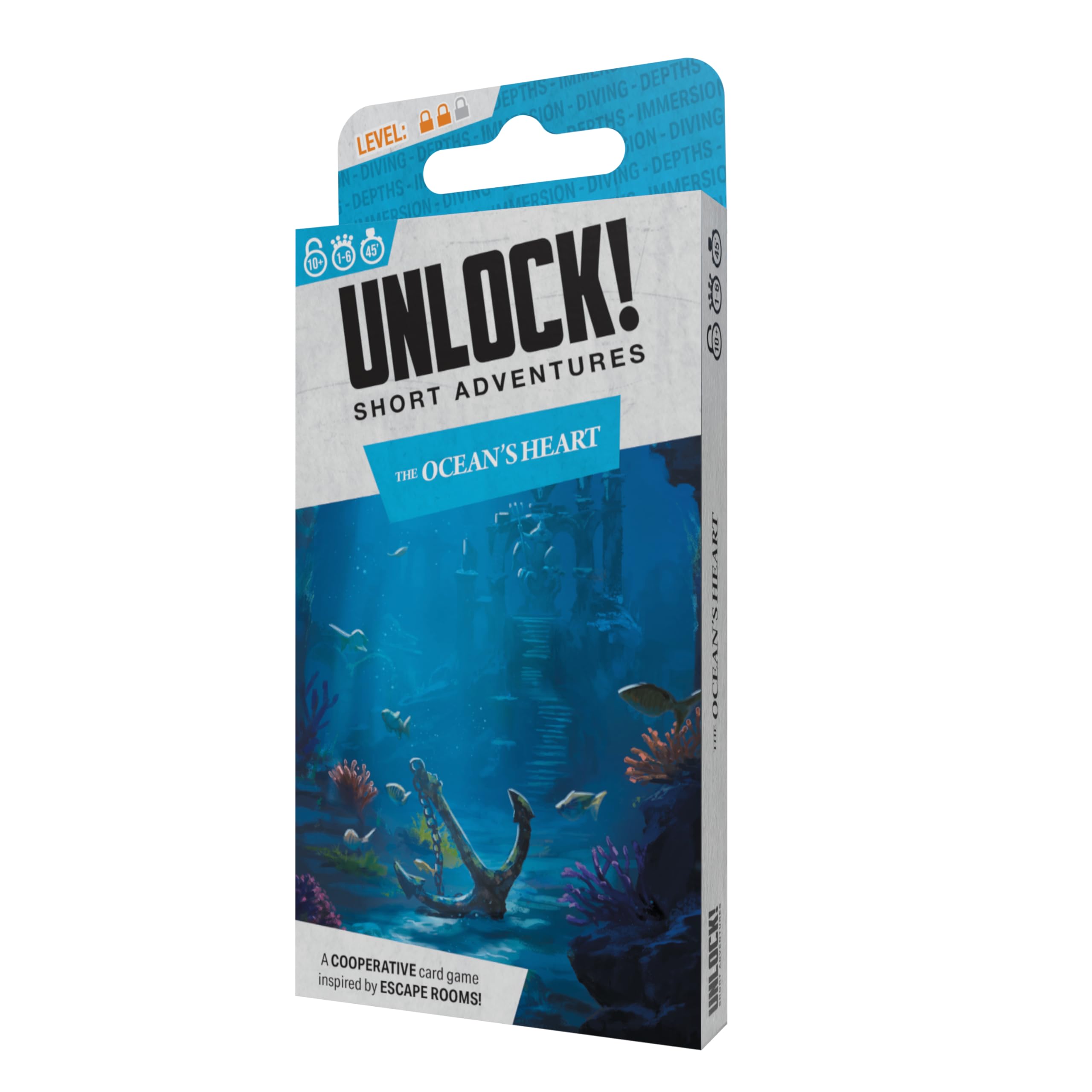 Asmodee Unlock! Short Adventures 12: The Ocean's Heart Board Game 4