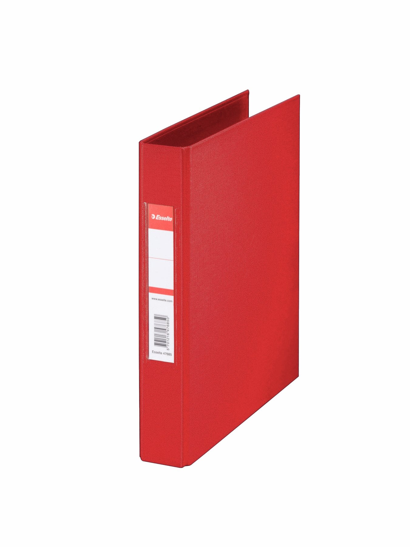 Esselte O-Ring Binder - 25 mm Ring Size, A5 Format, Red | Grey Cardboard/Polypropylene 1